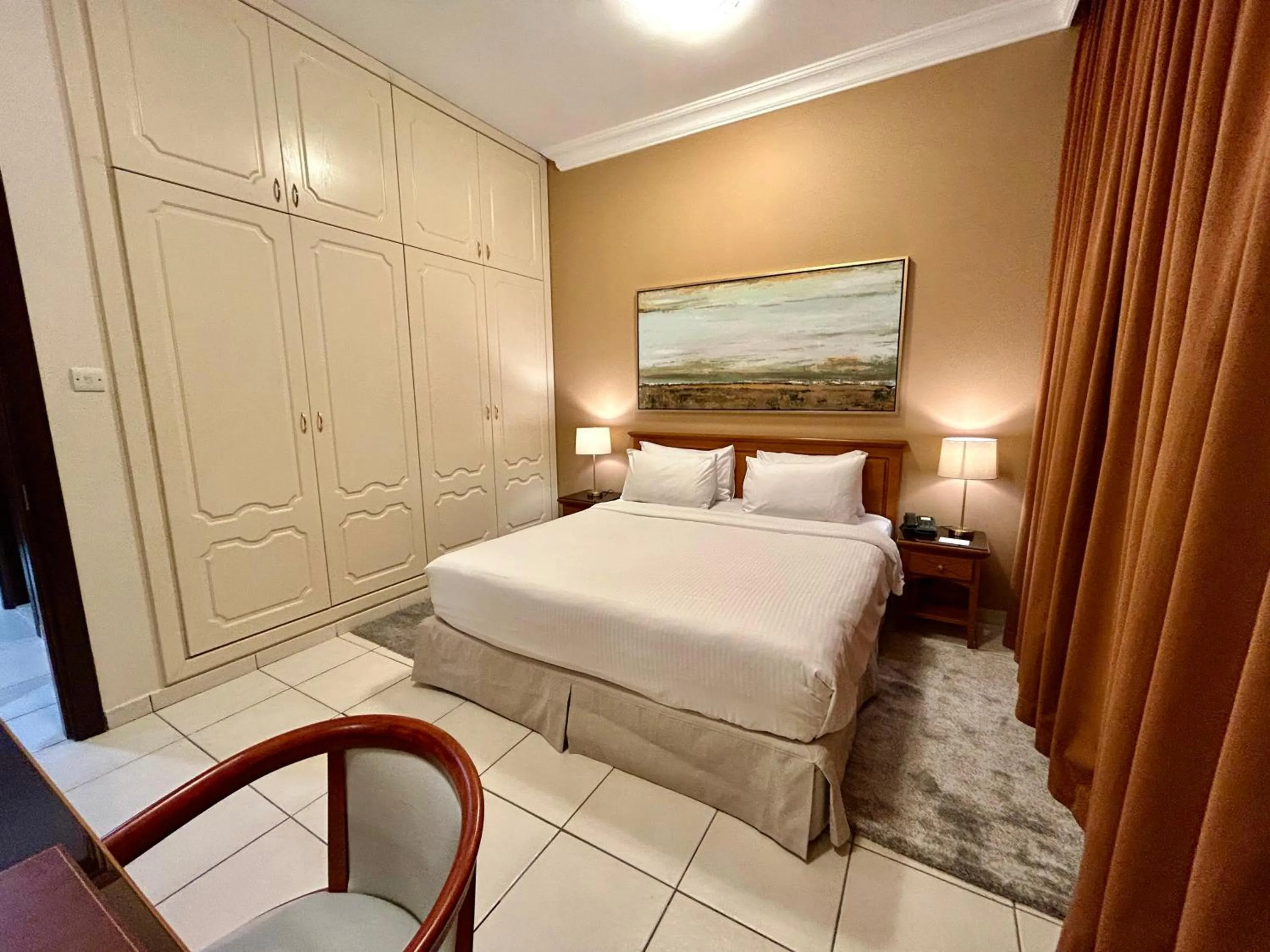 Bed in Al Nakheel Hotel Apartments Abu Dhabi