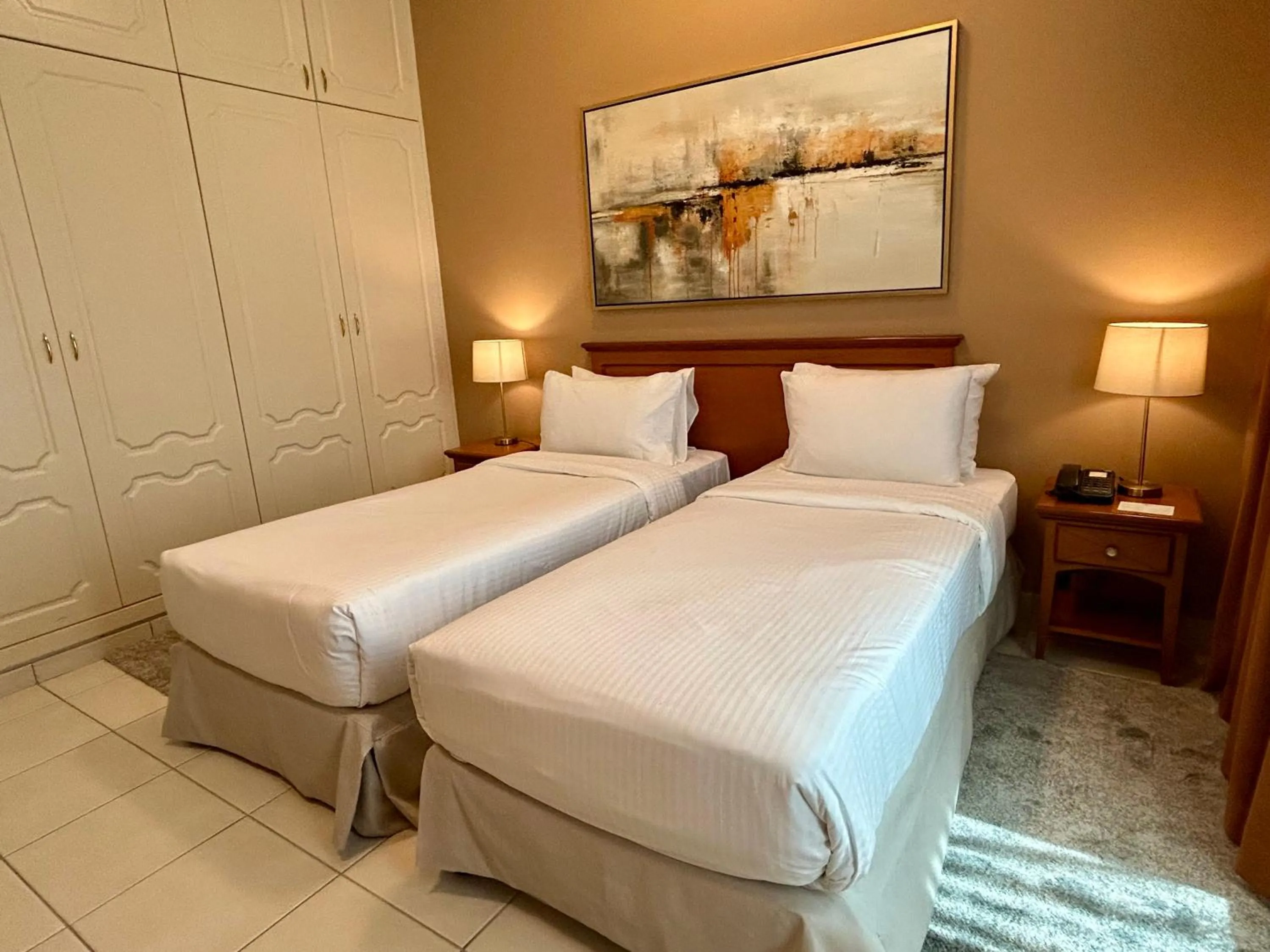 Bed in Al Nakheel Hotel Apartments Abu Dhabi