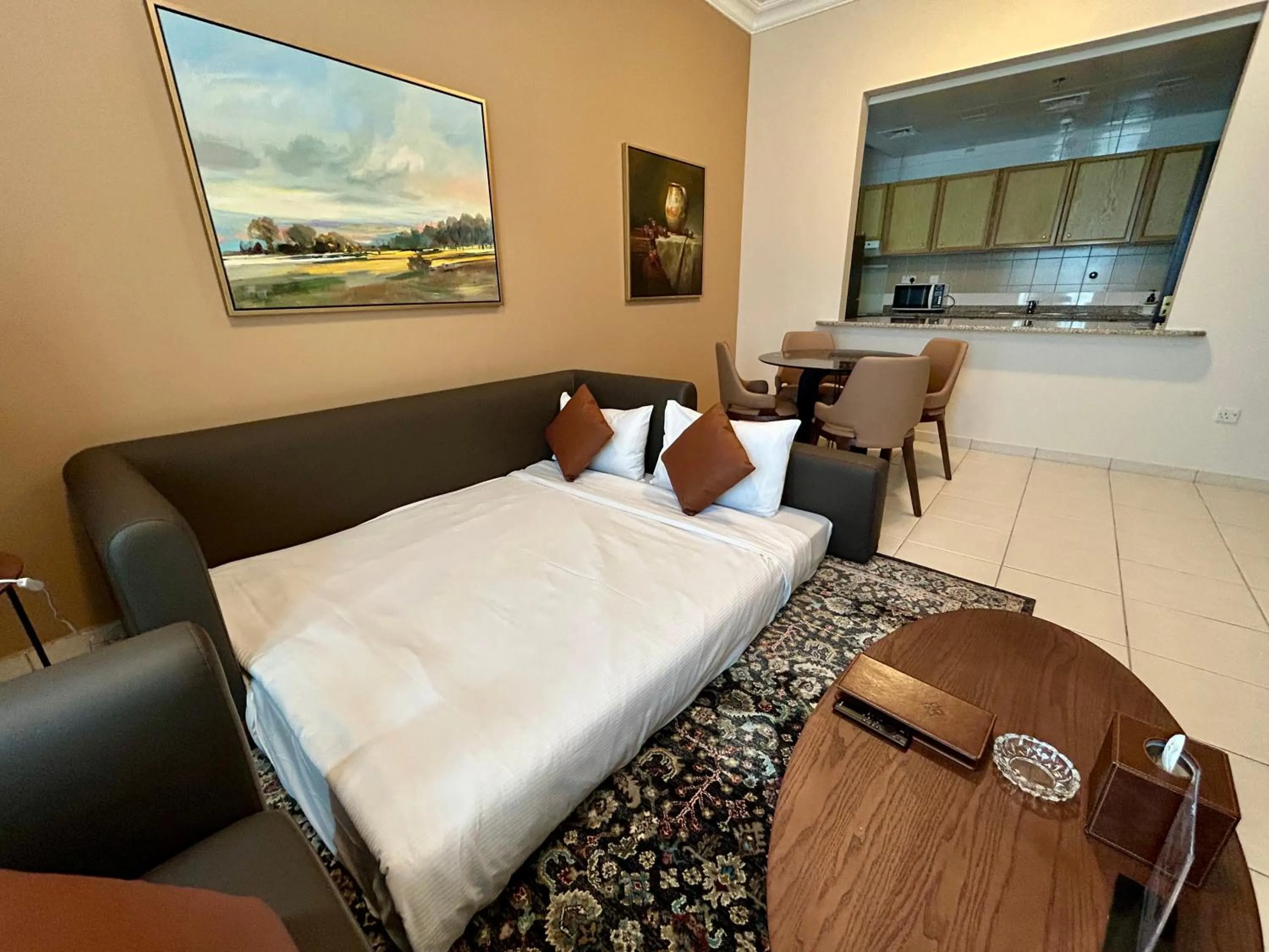 Bed in Al Nakheel Hotel Apartments Abu Dhabi