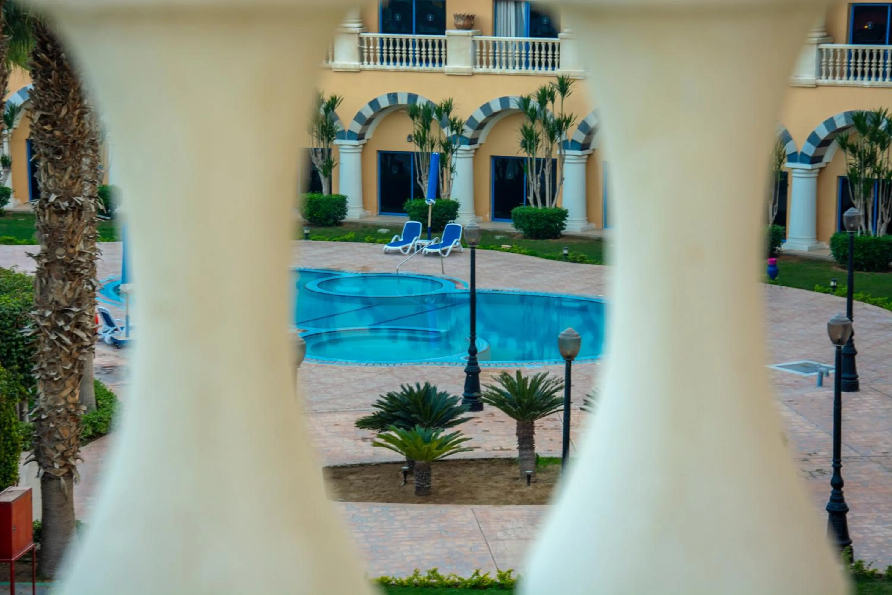 Pool view in Helnan Dream Hotel and Conference Center