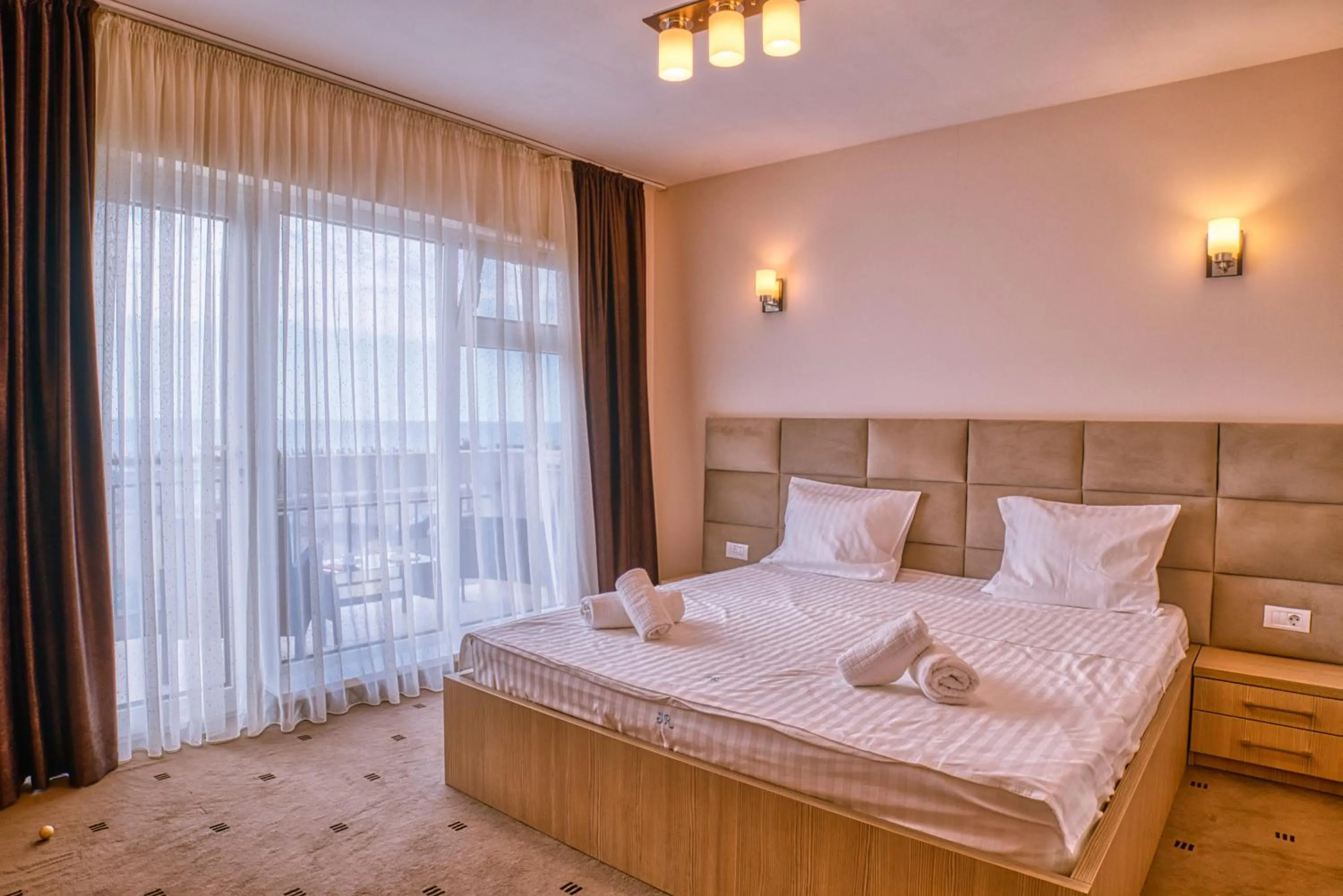 Bed in Sammos Beach Resort