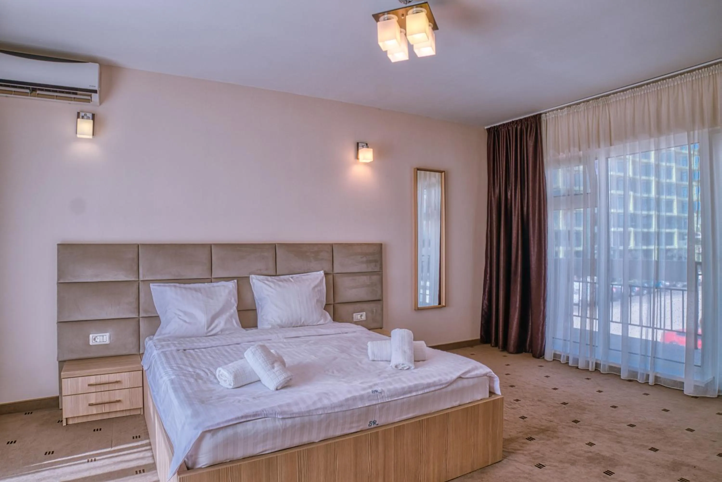 Bed in Sammos Beach Resort