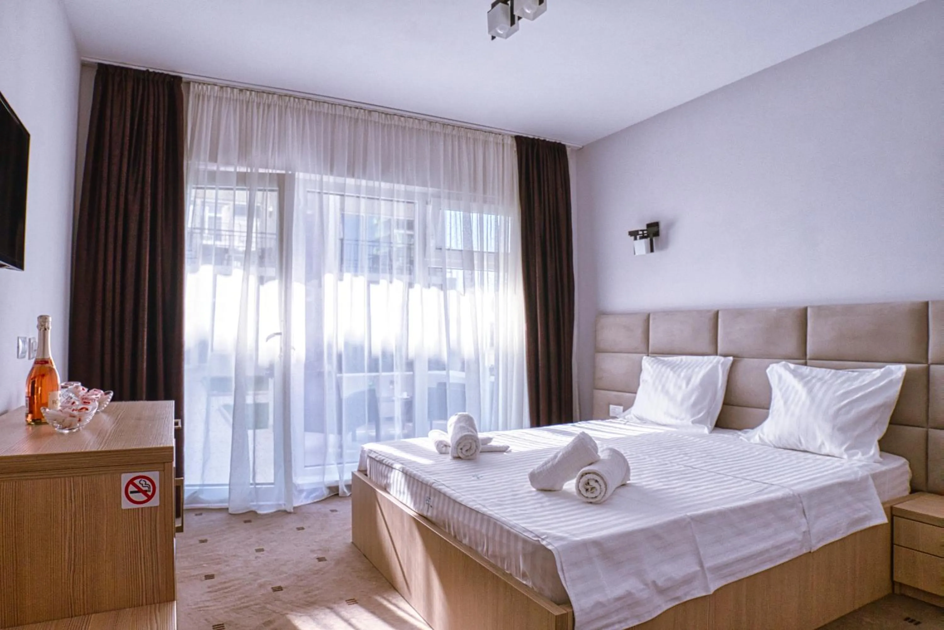 Bed in Sammos Beach Resort