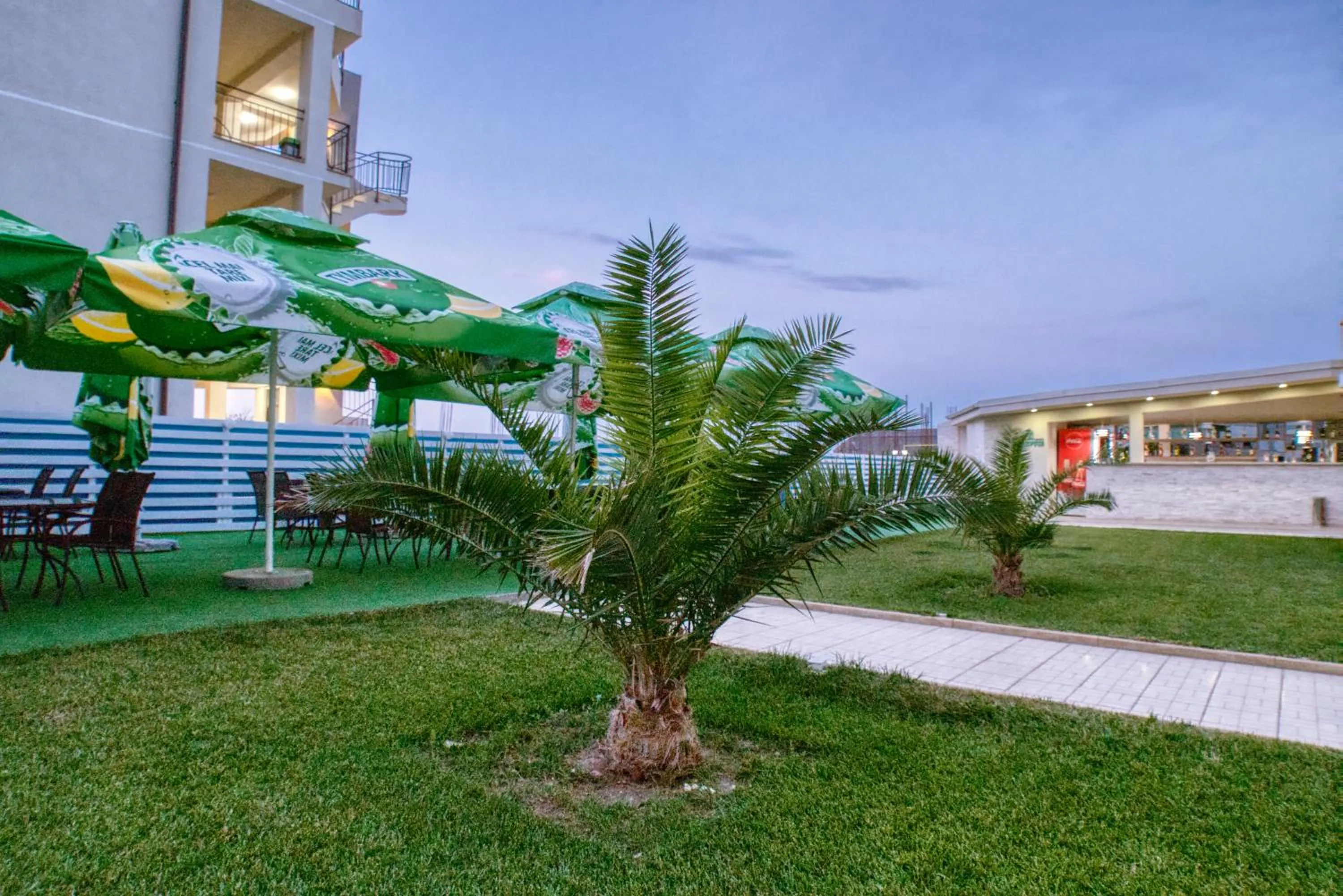 Garden in Sammos Beach Resort