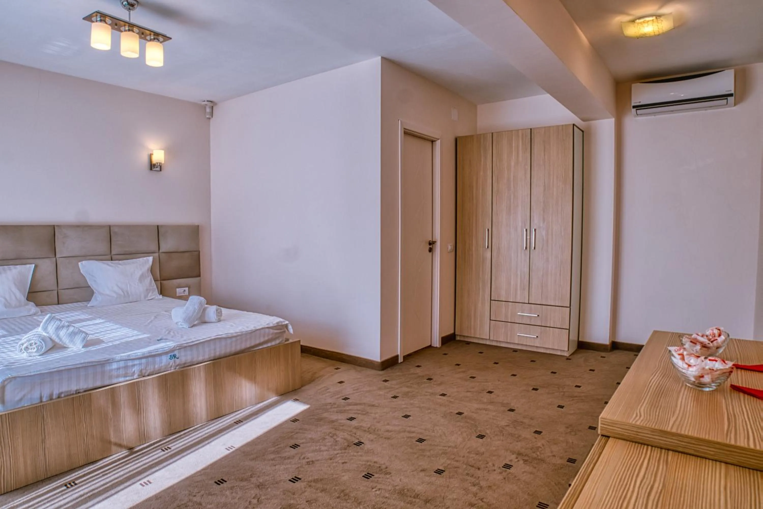 Bed in Sammos Beach Resort