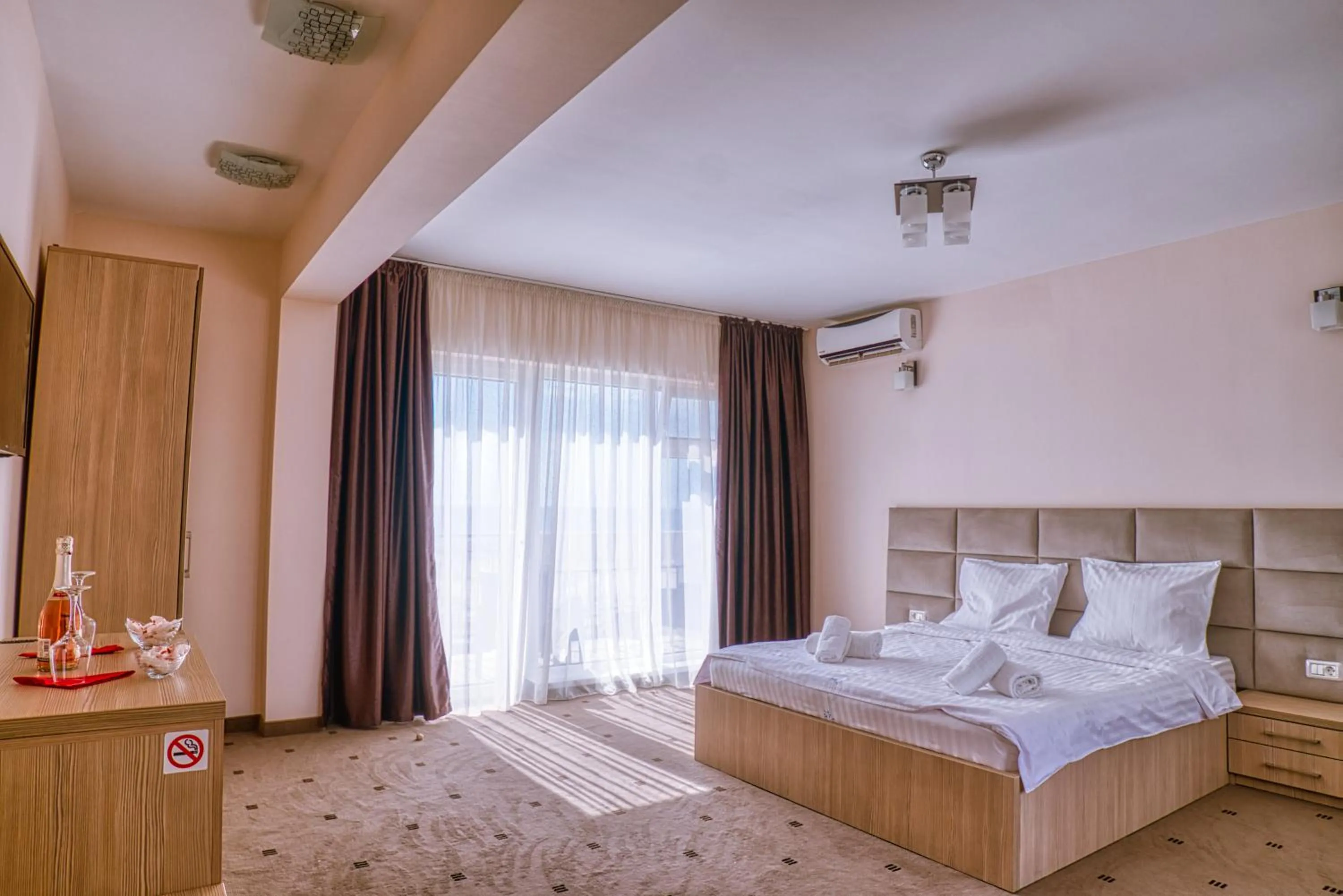Bed in Sammos Beach Resort