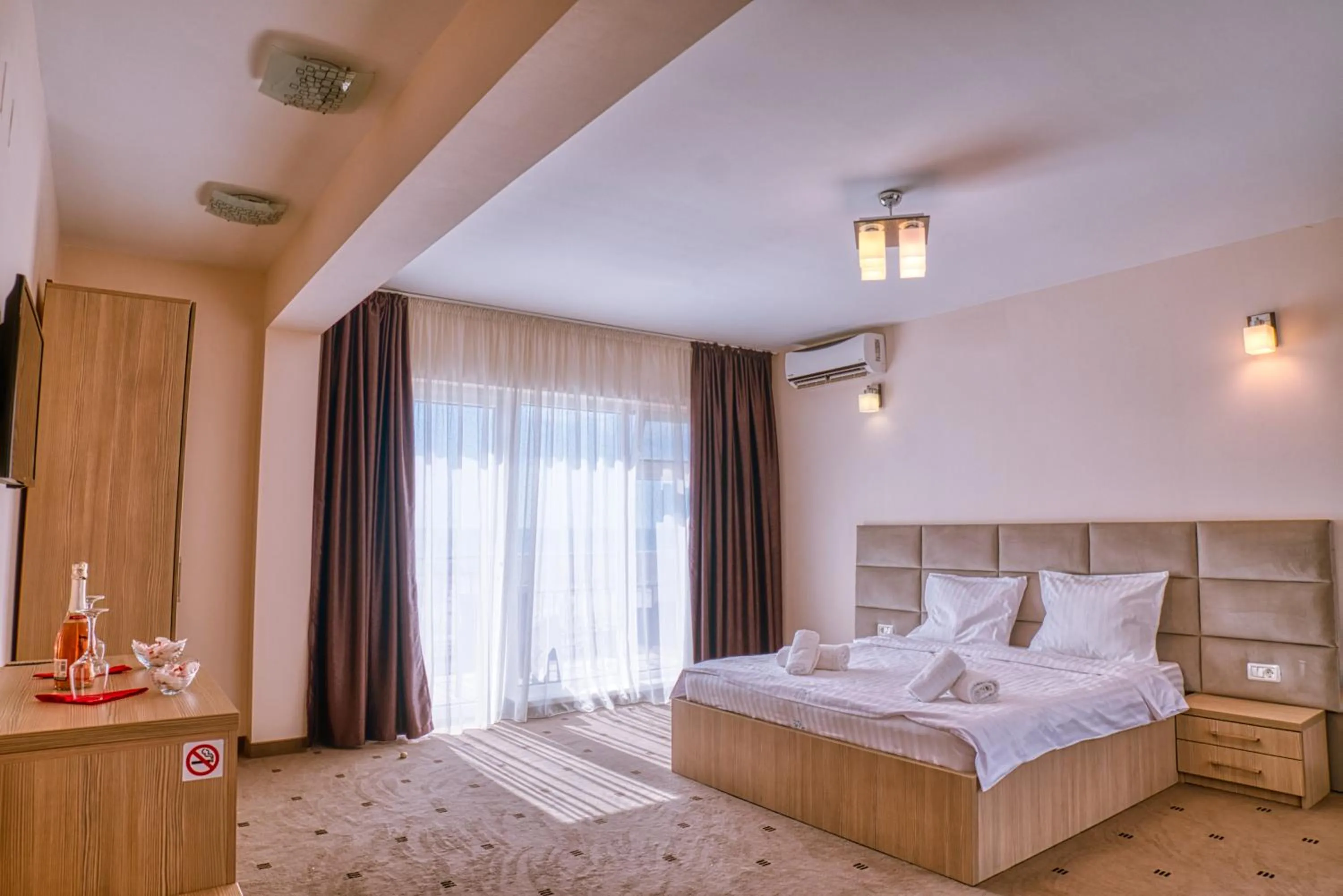 Bed in Sammos Beach Resort