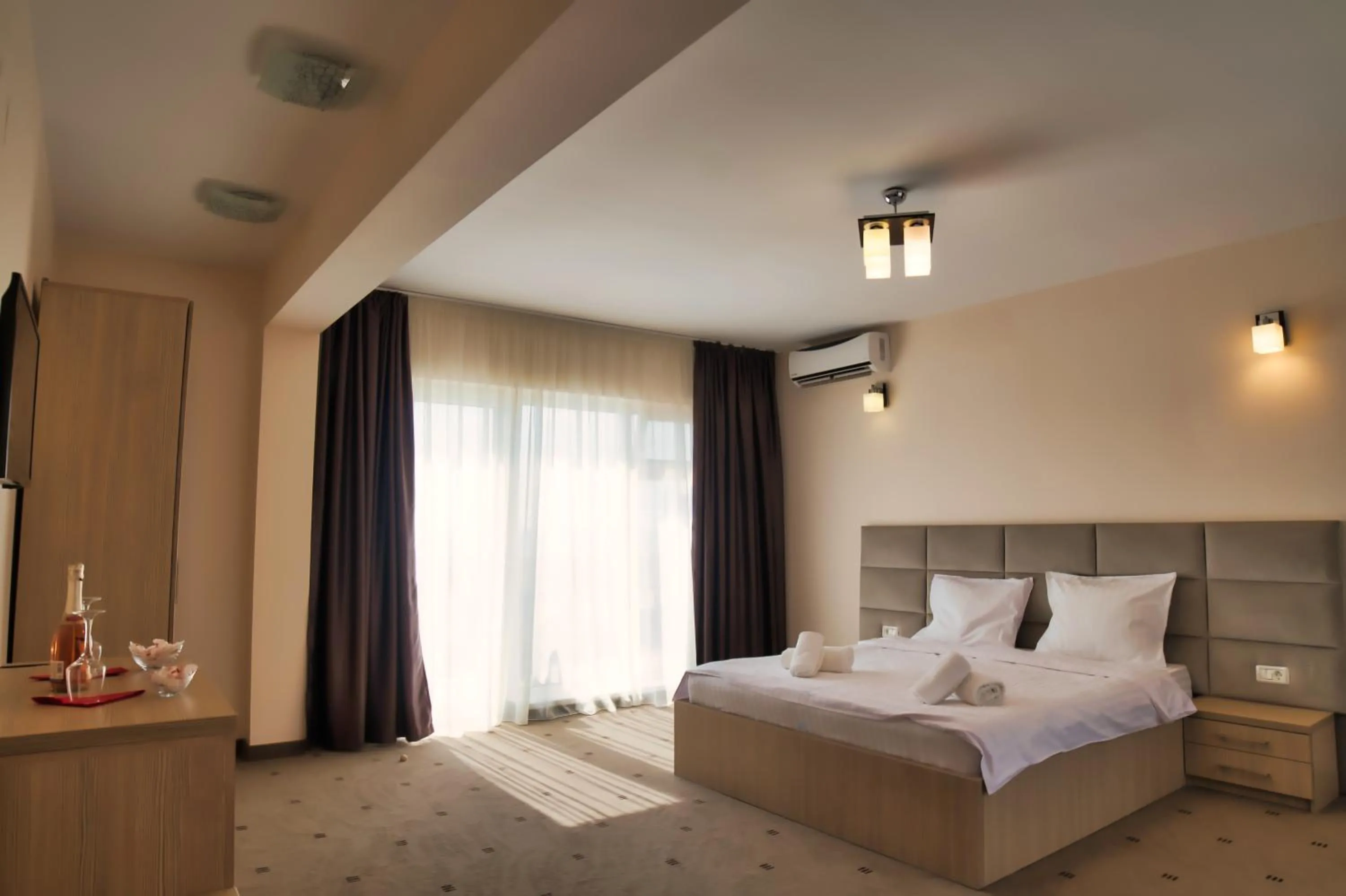 Bed in Sammos Beach Resort