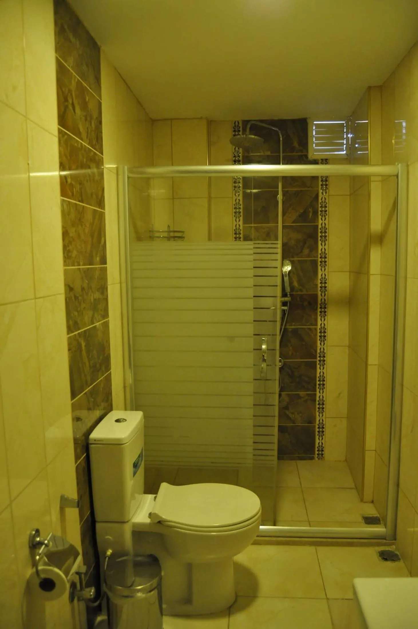 Shower in Waha Hotel