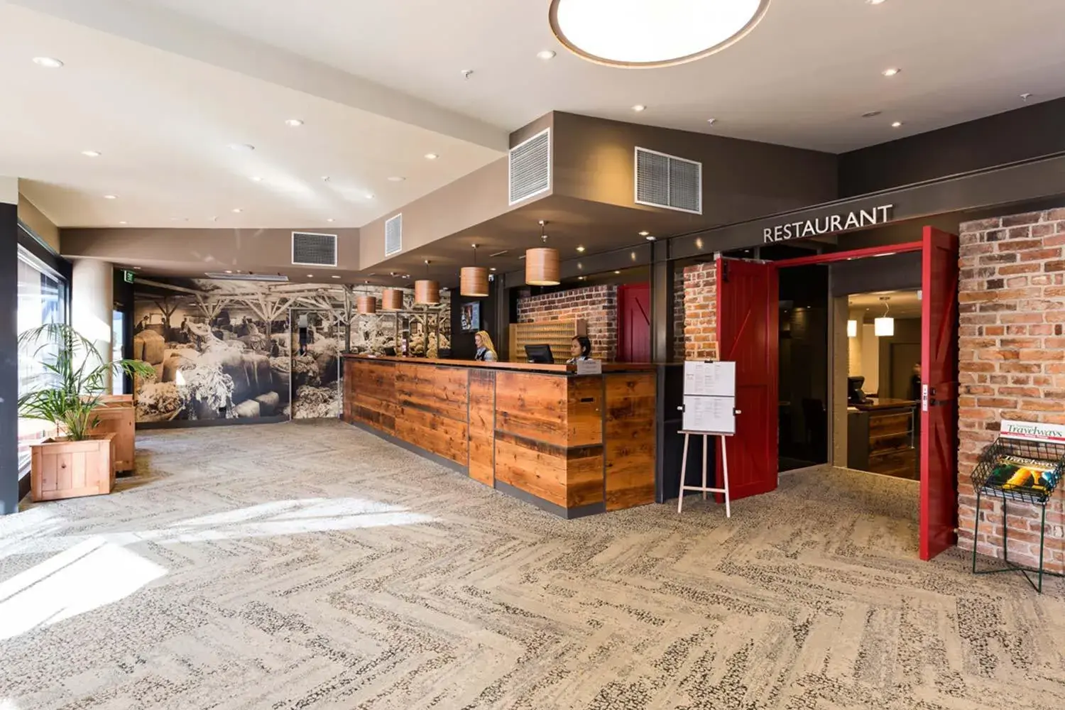 Lobby or reception in The Old Woolstore Apartment Hotel Lobby or reception in The Old Woolstore Apartment Hotel