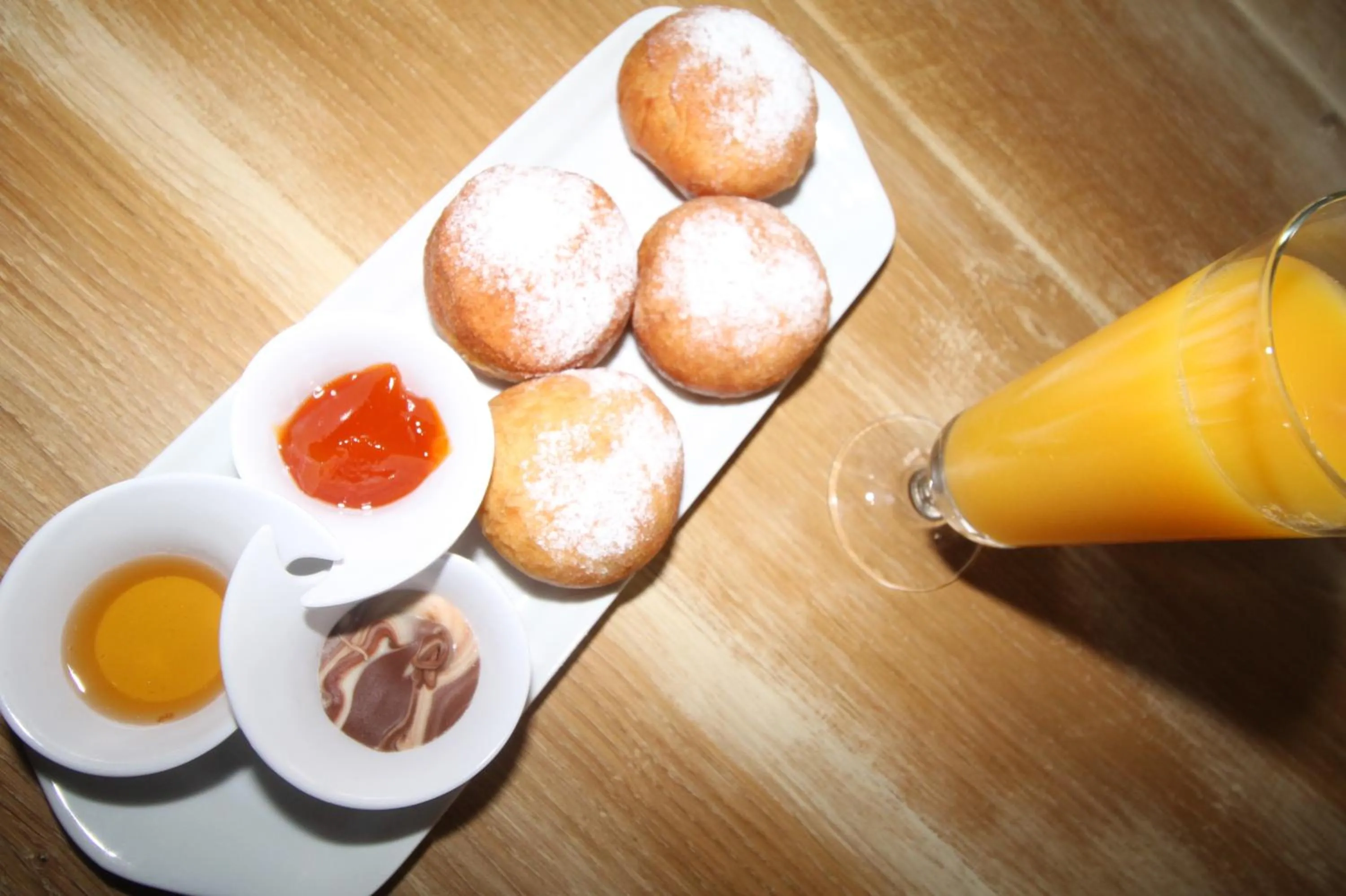 Continental breakfast in Le Marc Guest house