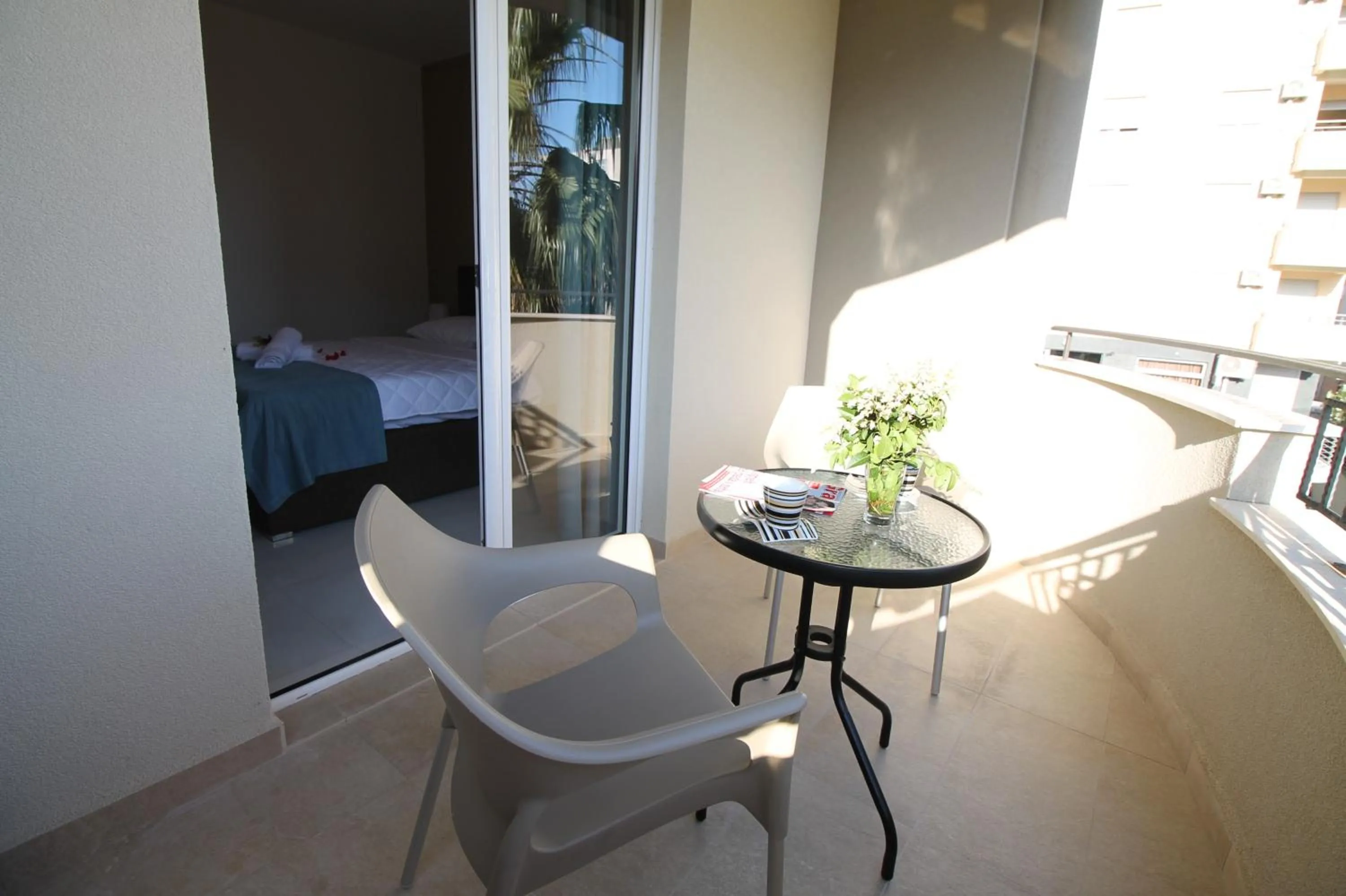 Patio in Le Marc Guest house