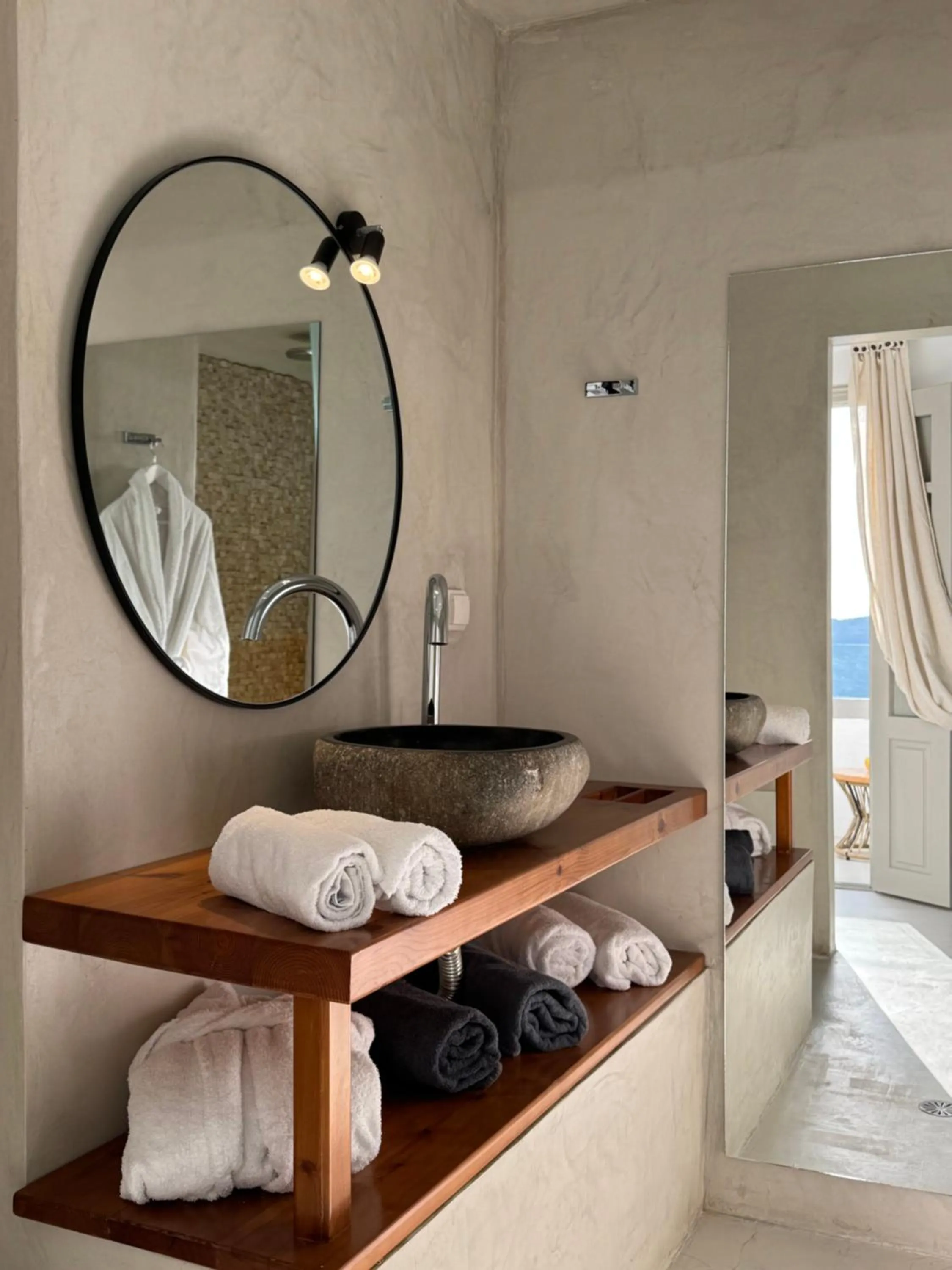 Bed in Kaleidoscope Cave Houses