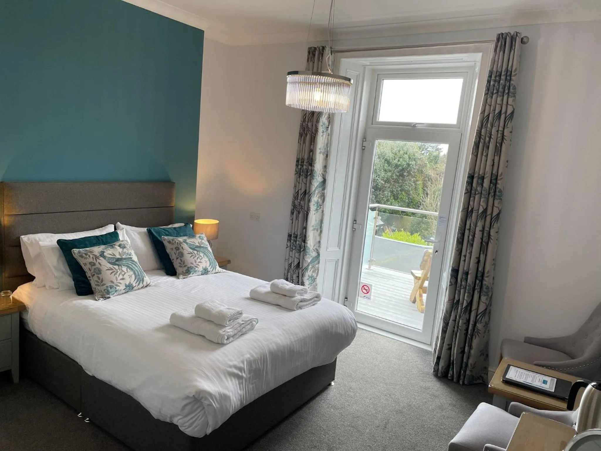 Bed in Sure Hotel Collection by Best Western Porth Veor Manor Hotel