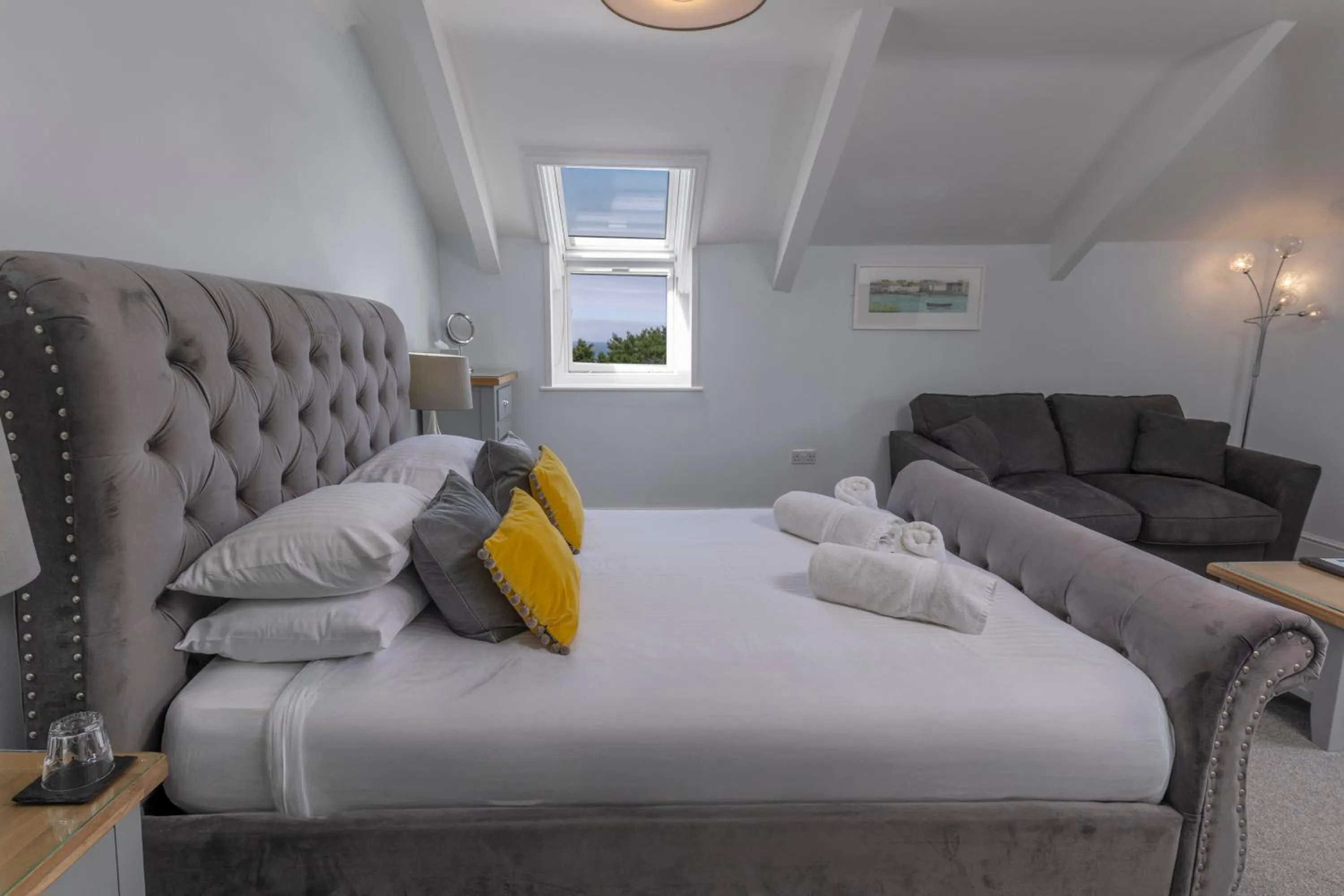 Bed in Sure Hotel Collection by Best Western Porth Veor Manor Hotel