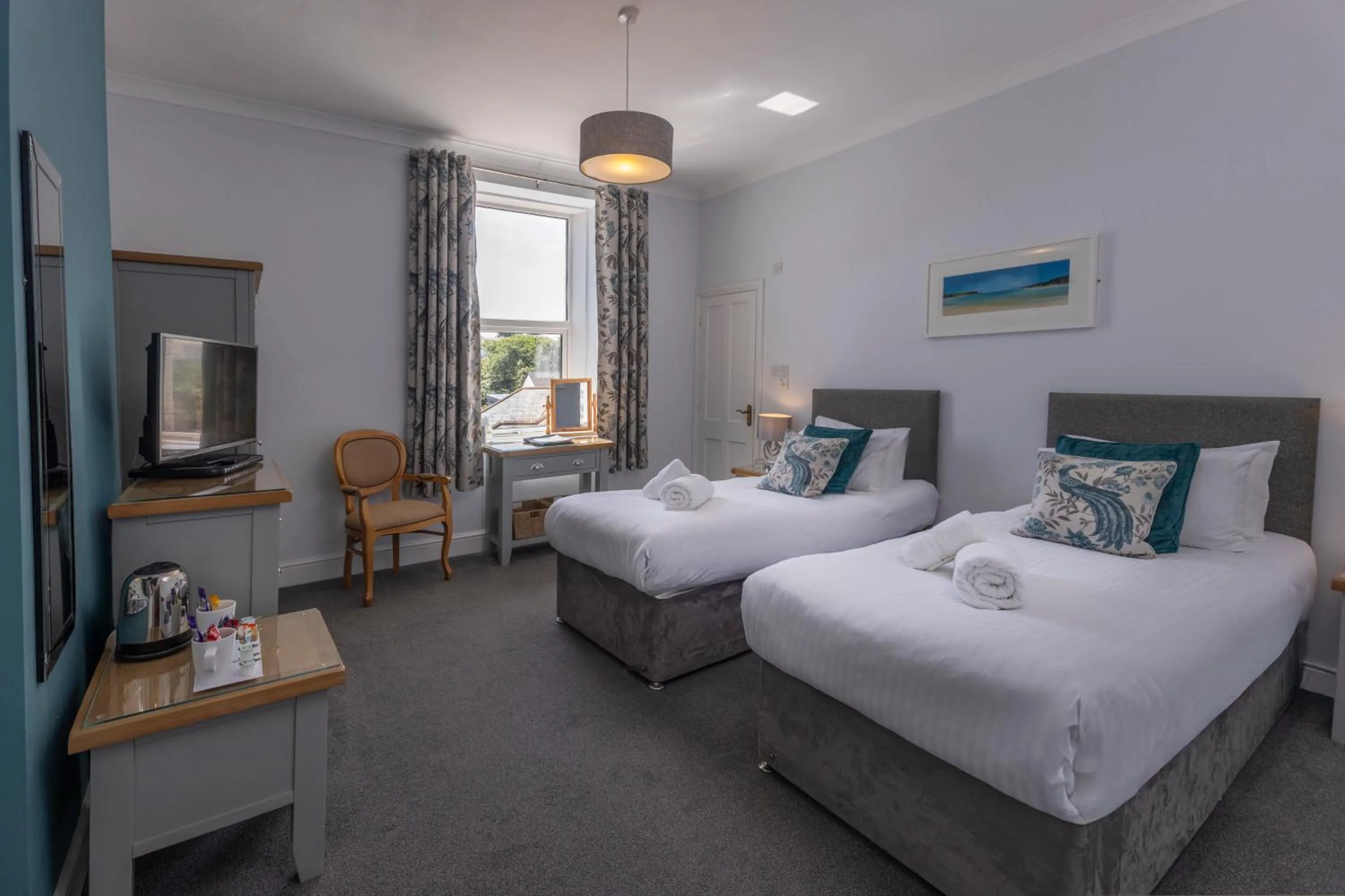 Bed in Sure Hotel Collection by Best Western Porth Veor Manor Hotel