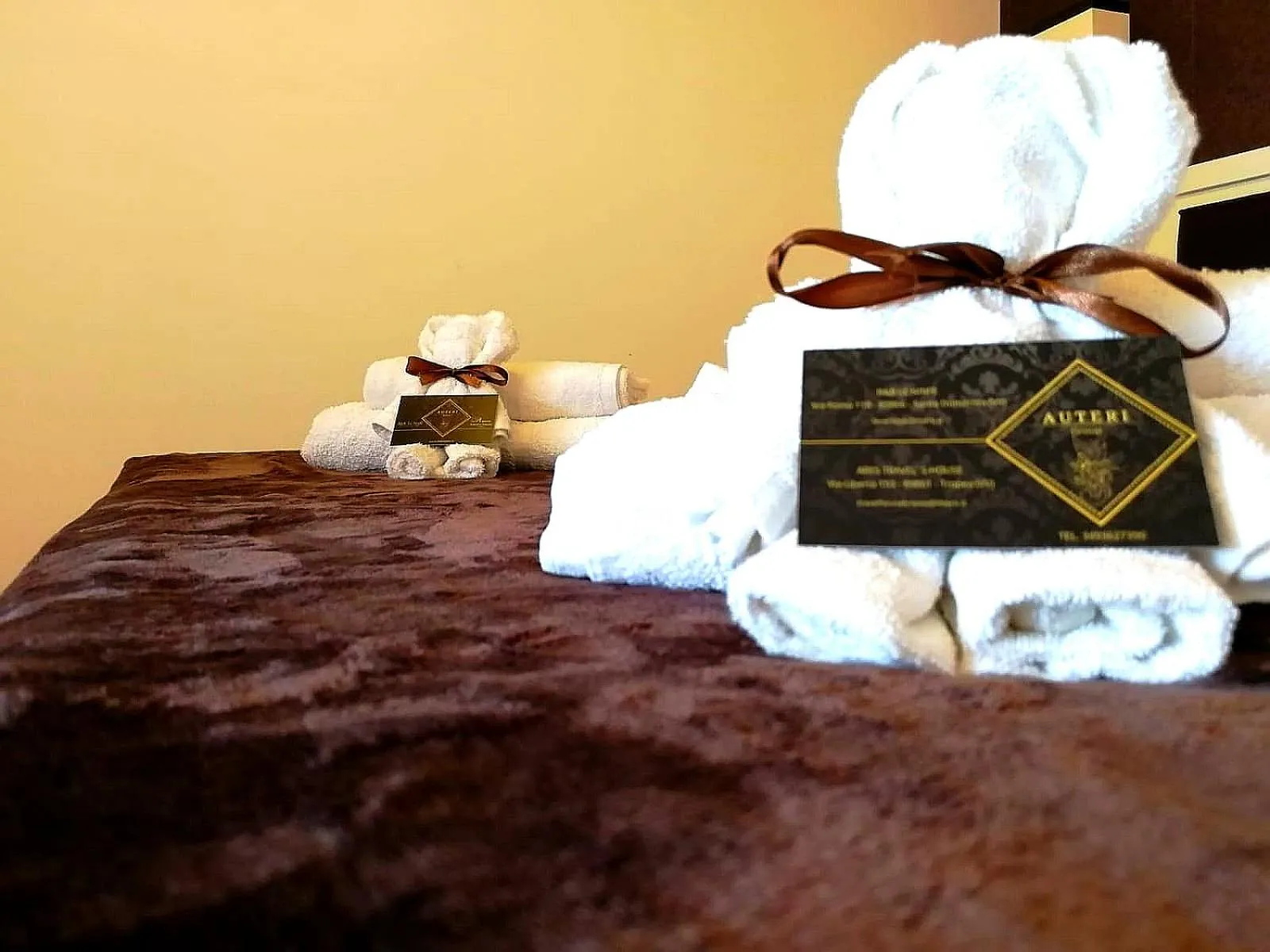 Decorative detail, Bed in B&B Le Ninfe