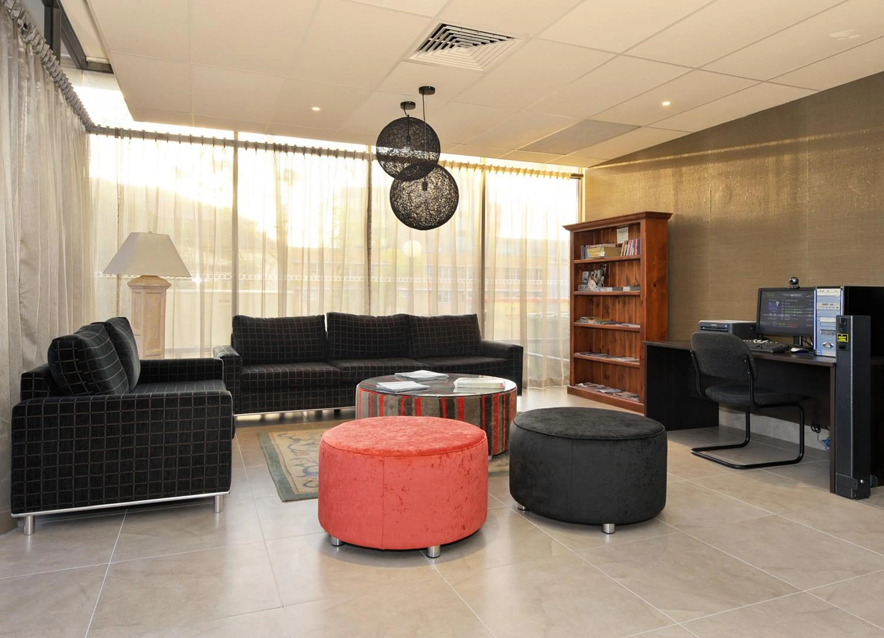 Communal lounge/ TV room in Summit Apartments