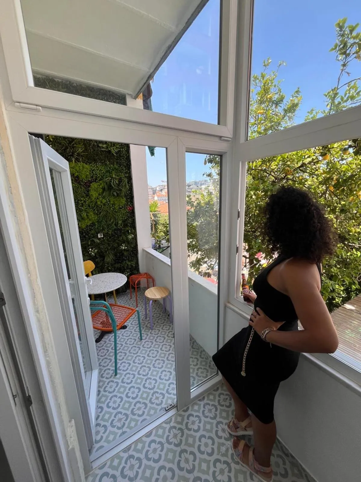 Patio in Lisbon Chillout Hostel