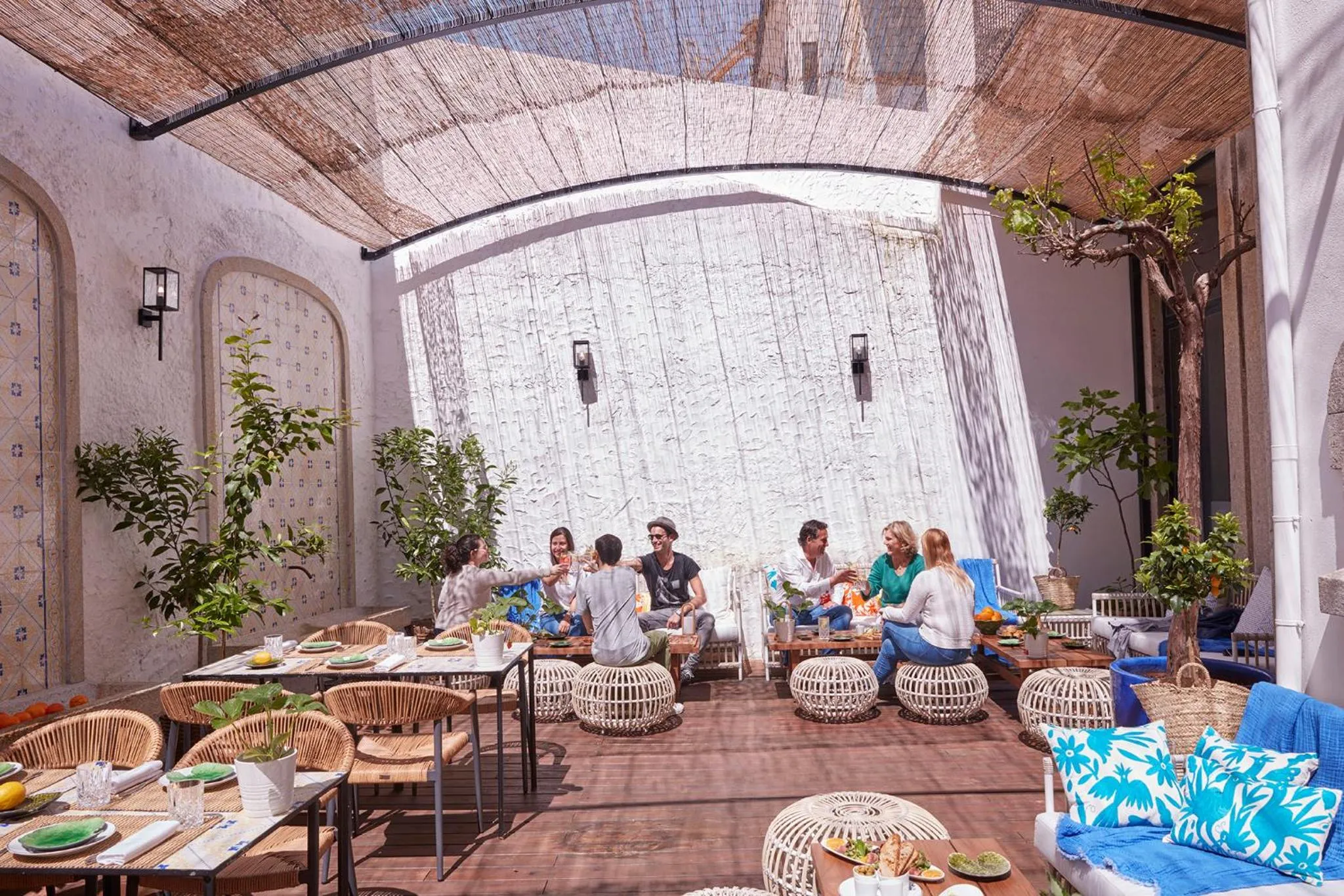 Patio in Cocorico Luxury House - Porto