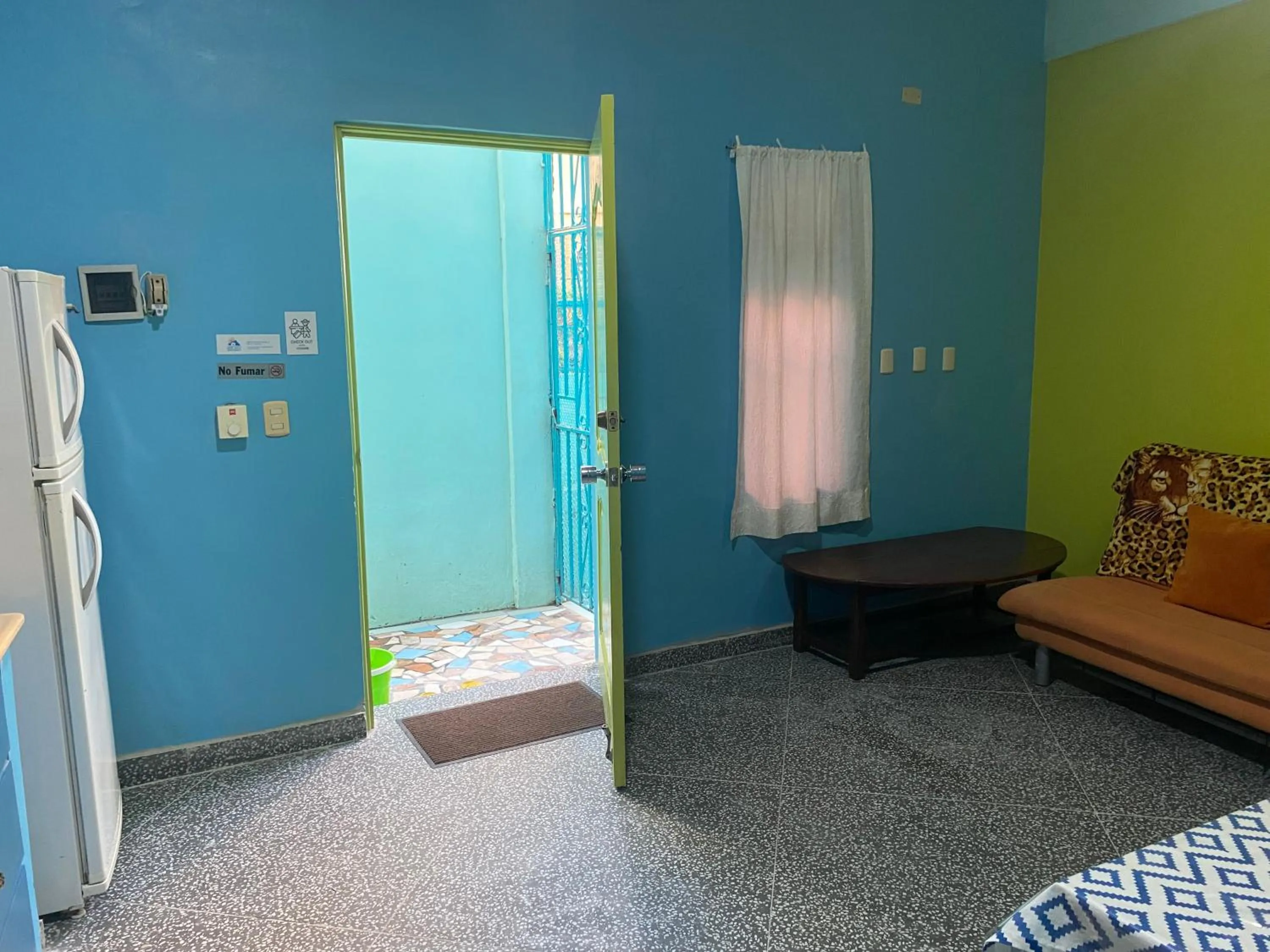 Living room, Bed in Casa Azul - Apartment