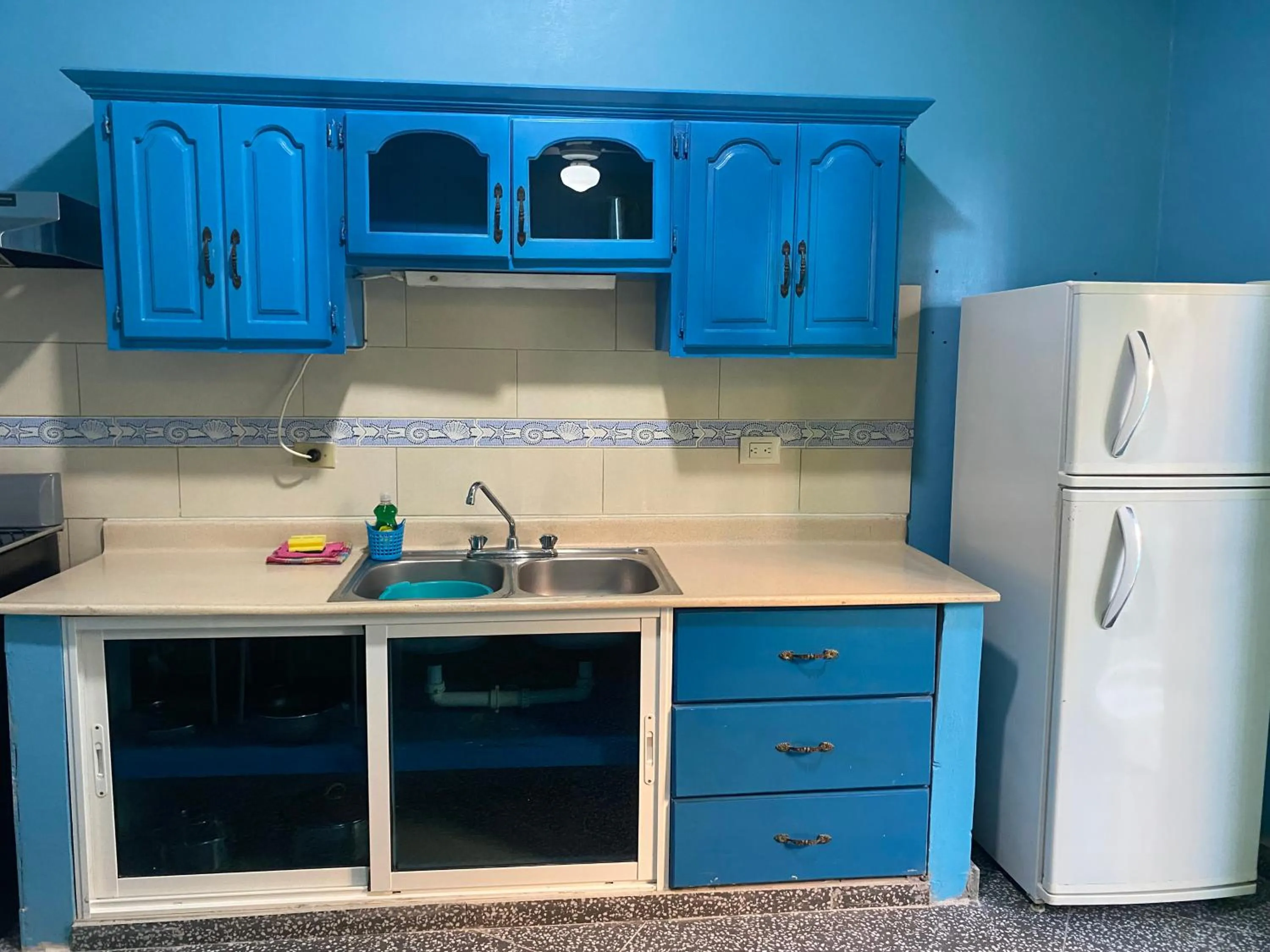 Kitchen or kitchenette in Casa Azul - Apartment