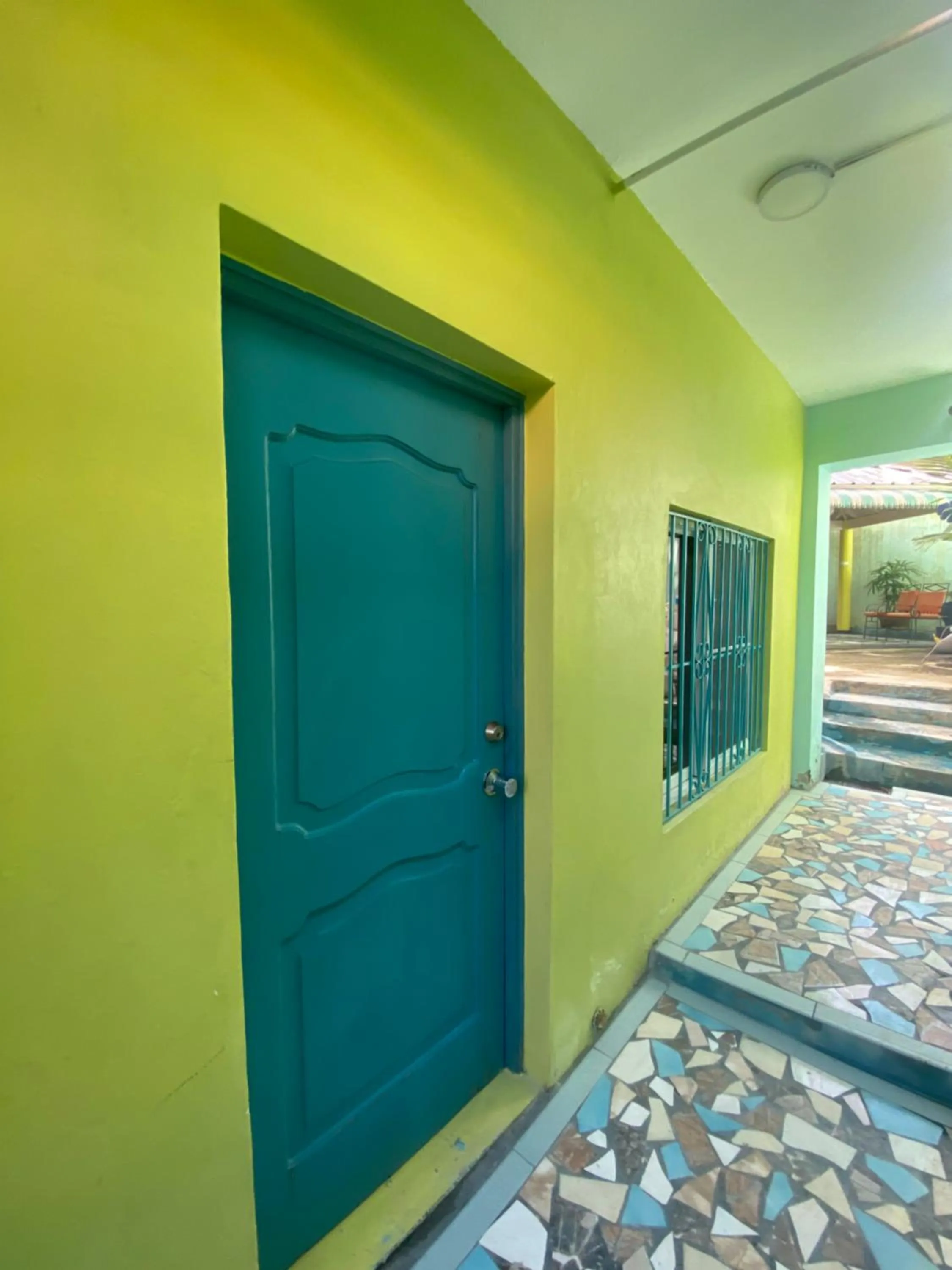 Facade/entrance, Bed in Casa Azul - Apartment