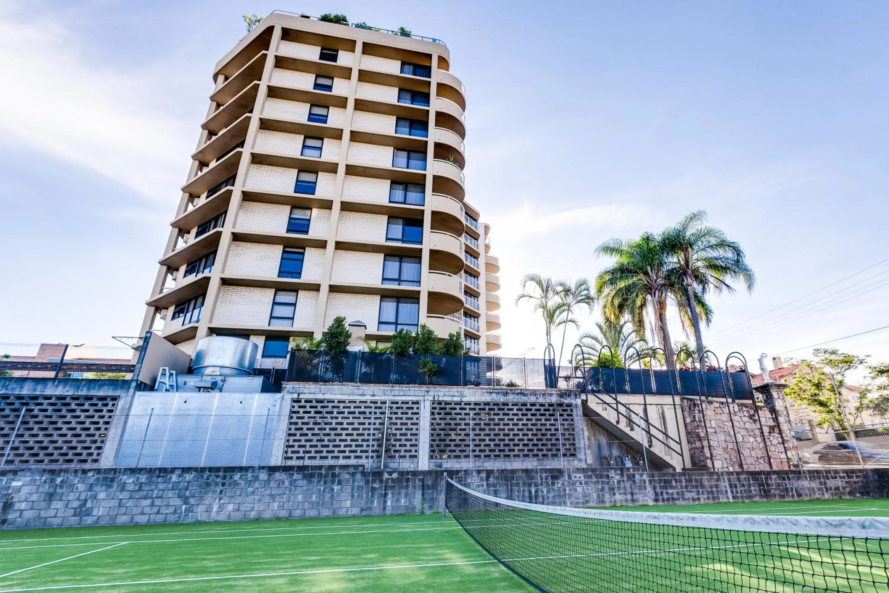 Tennis court in Hillcrest Apartment Hotel (formerly Central Hillcrest Apartments)