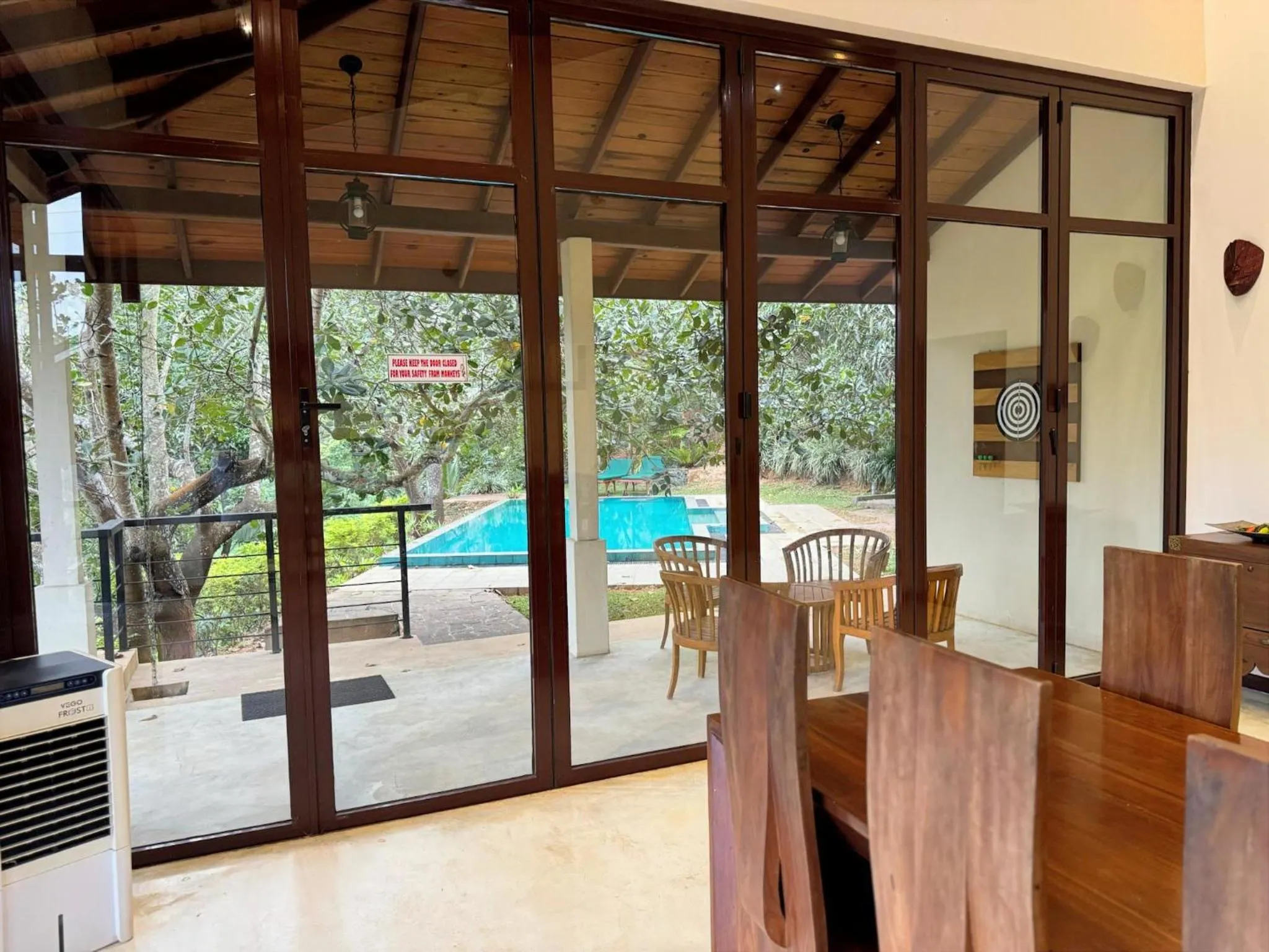 Pool view in Aqua Dunhinda Villa