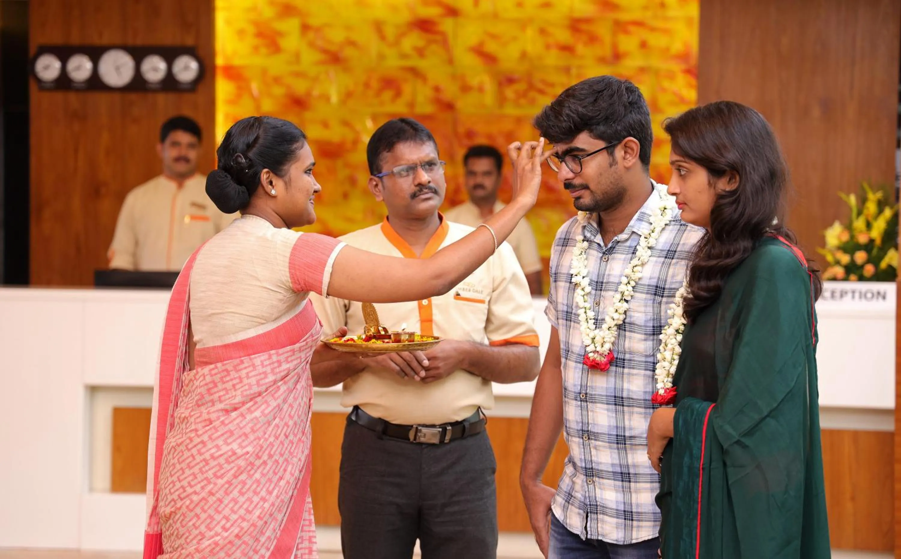 Staff in Amber Dale Luxury Hotel & Spa, Munnar