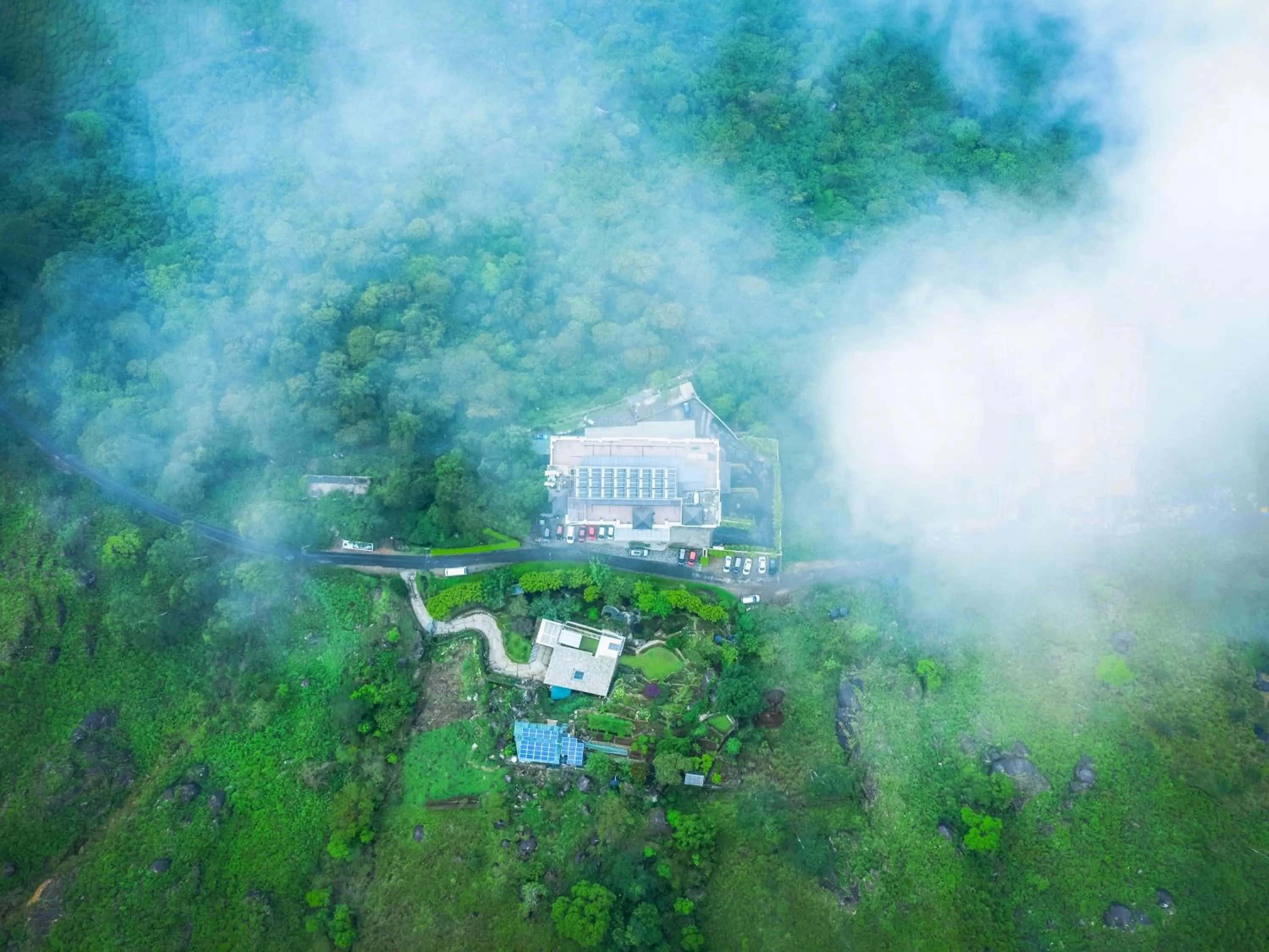 Bird's eye view in Amber Dale Luxury Hotel & Spa, Munnar