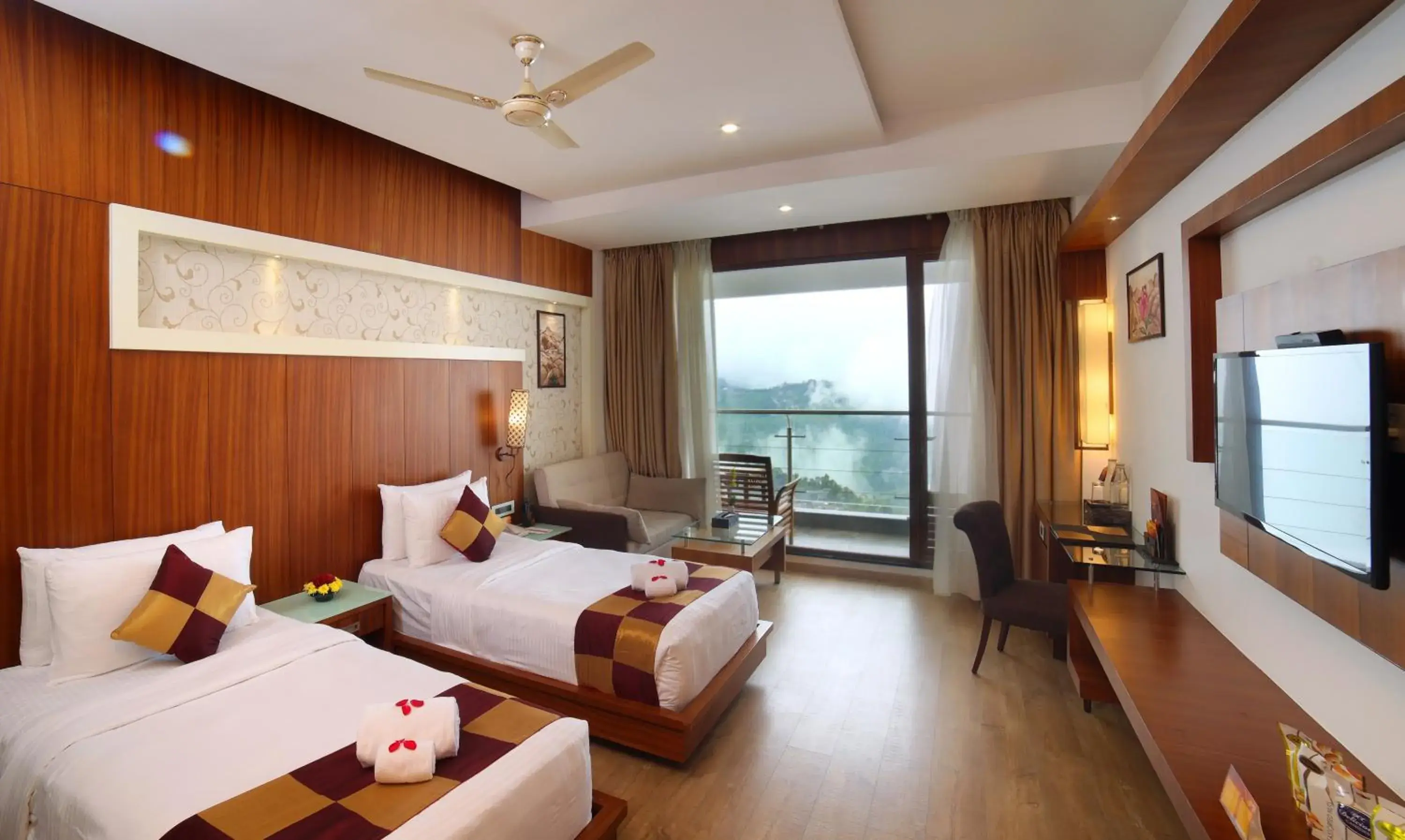 Aroha Standard Room AC (Basement Floor Room Limited Elevator Access) in Amber Dale Luxury Hotel & Spa, Munnar Aroha Standard Room AC (Basement Floor Room Limited Elevator Access) in Amber Dale Luxury Hotel & Spa, Munnar