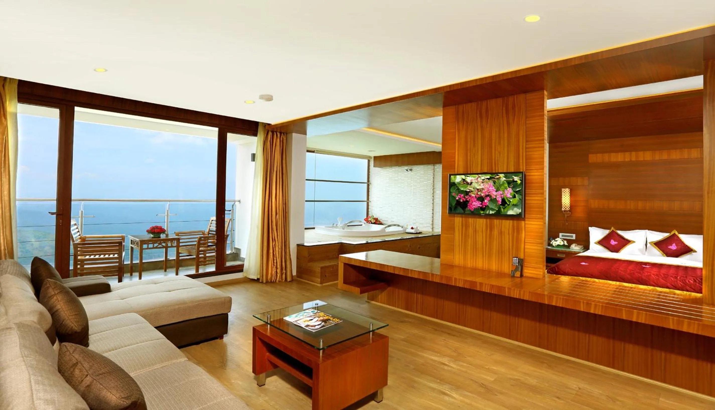 Photo of the whole room, Bed in Amber Dale Luxury Hotel & Spa, Munnar