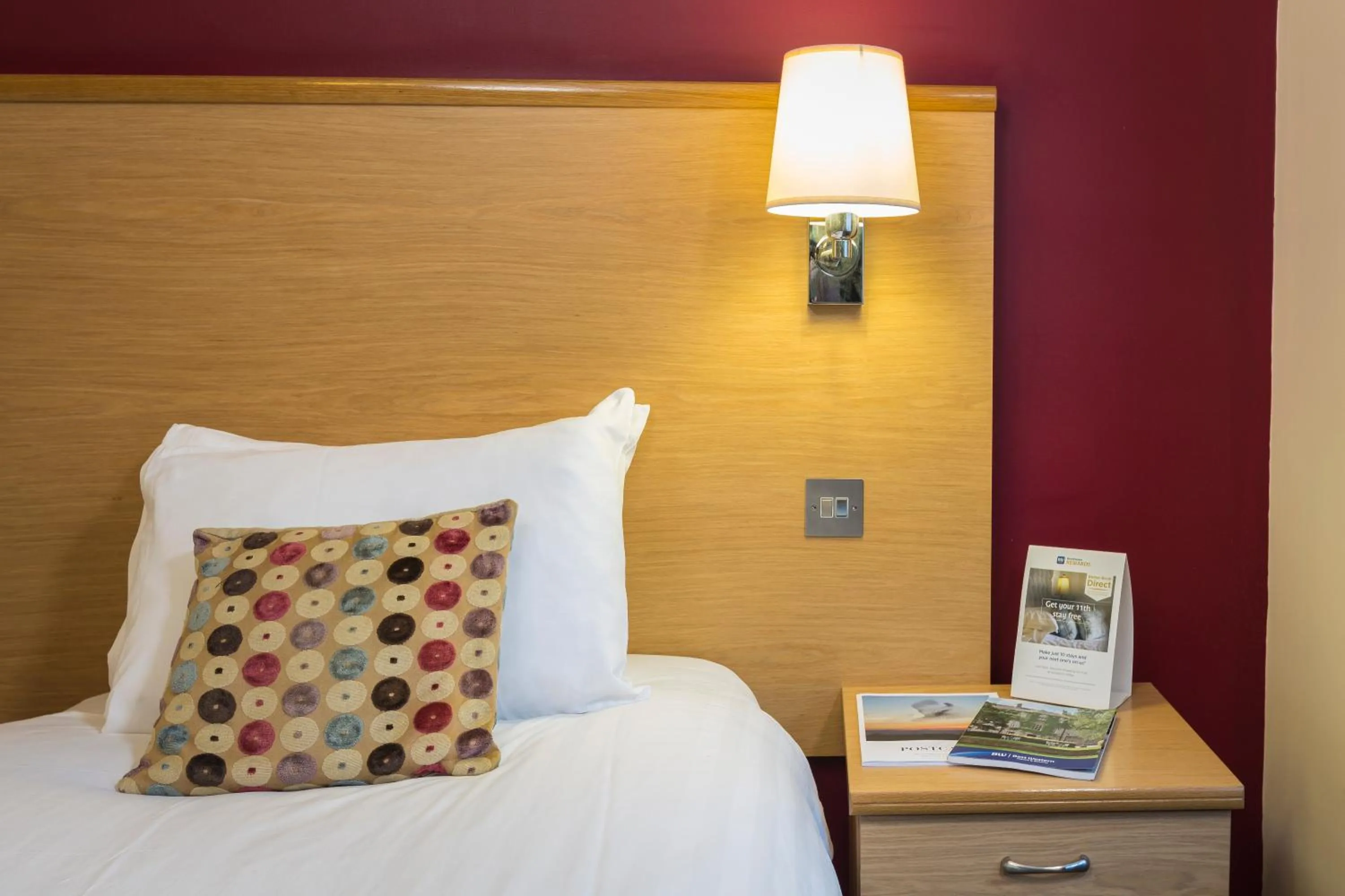 Decorative detail, Bed in Best Western The Dartmouth Hotel, Golf & Spa