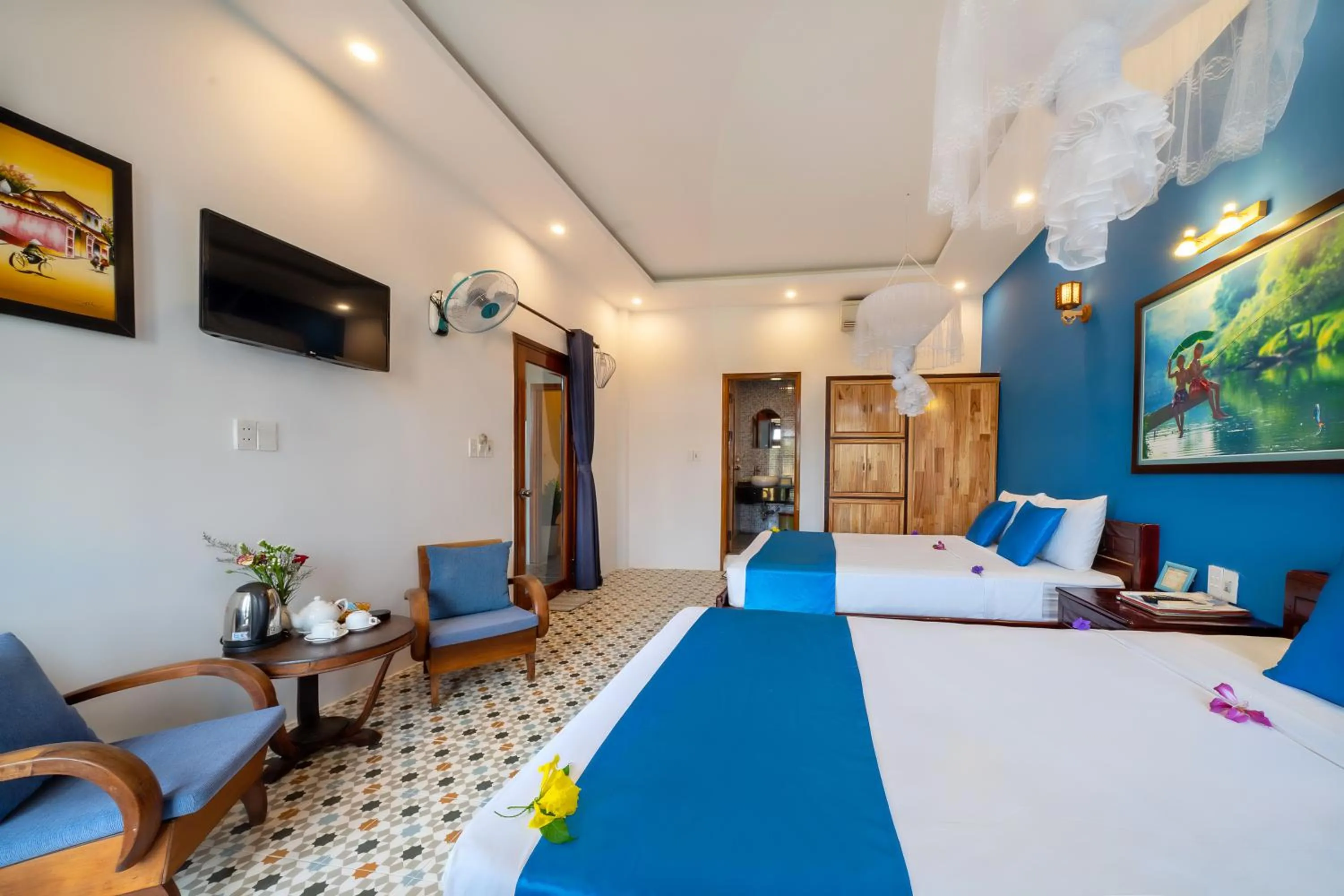 Bedroom, Bed in Lang Dong An Bang