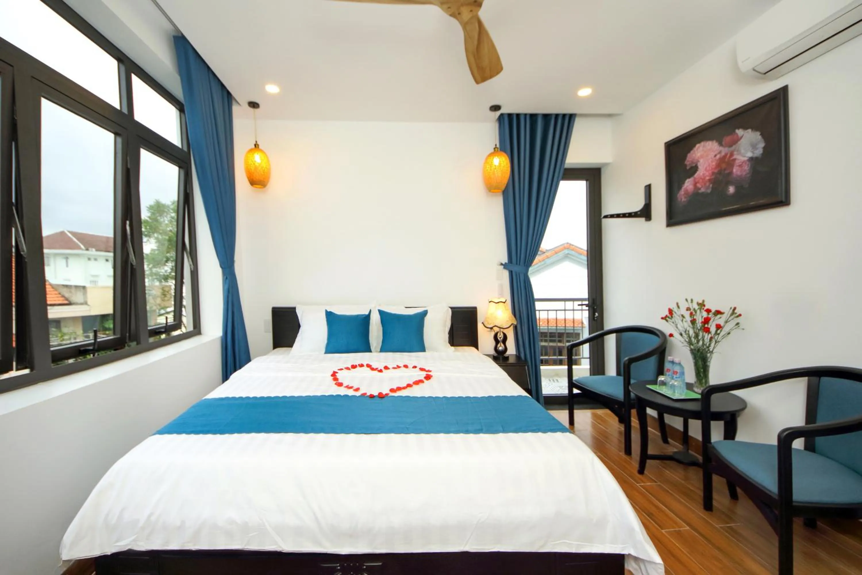 Bed in Quynh Long Villa