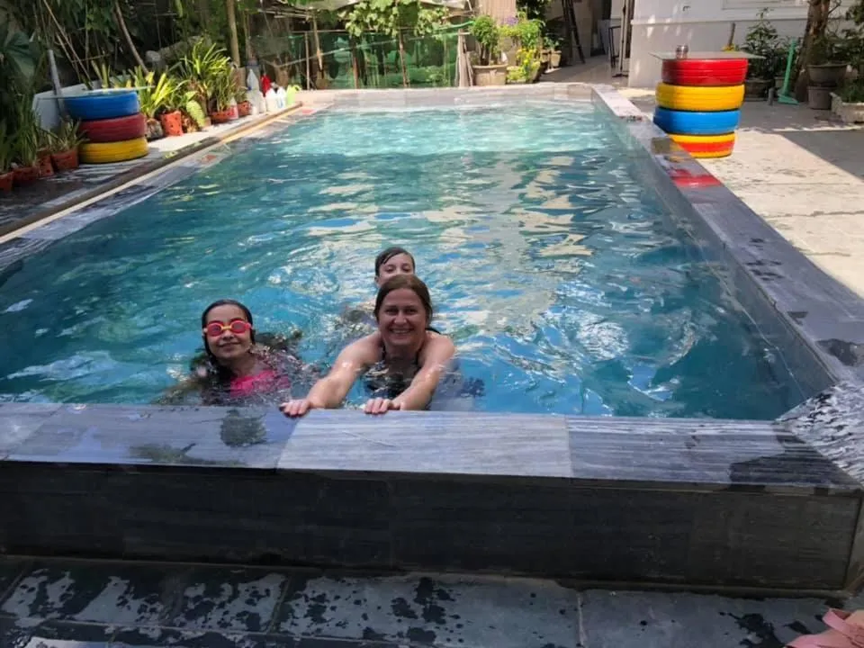 People in Quynh Long Villa