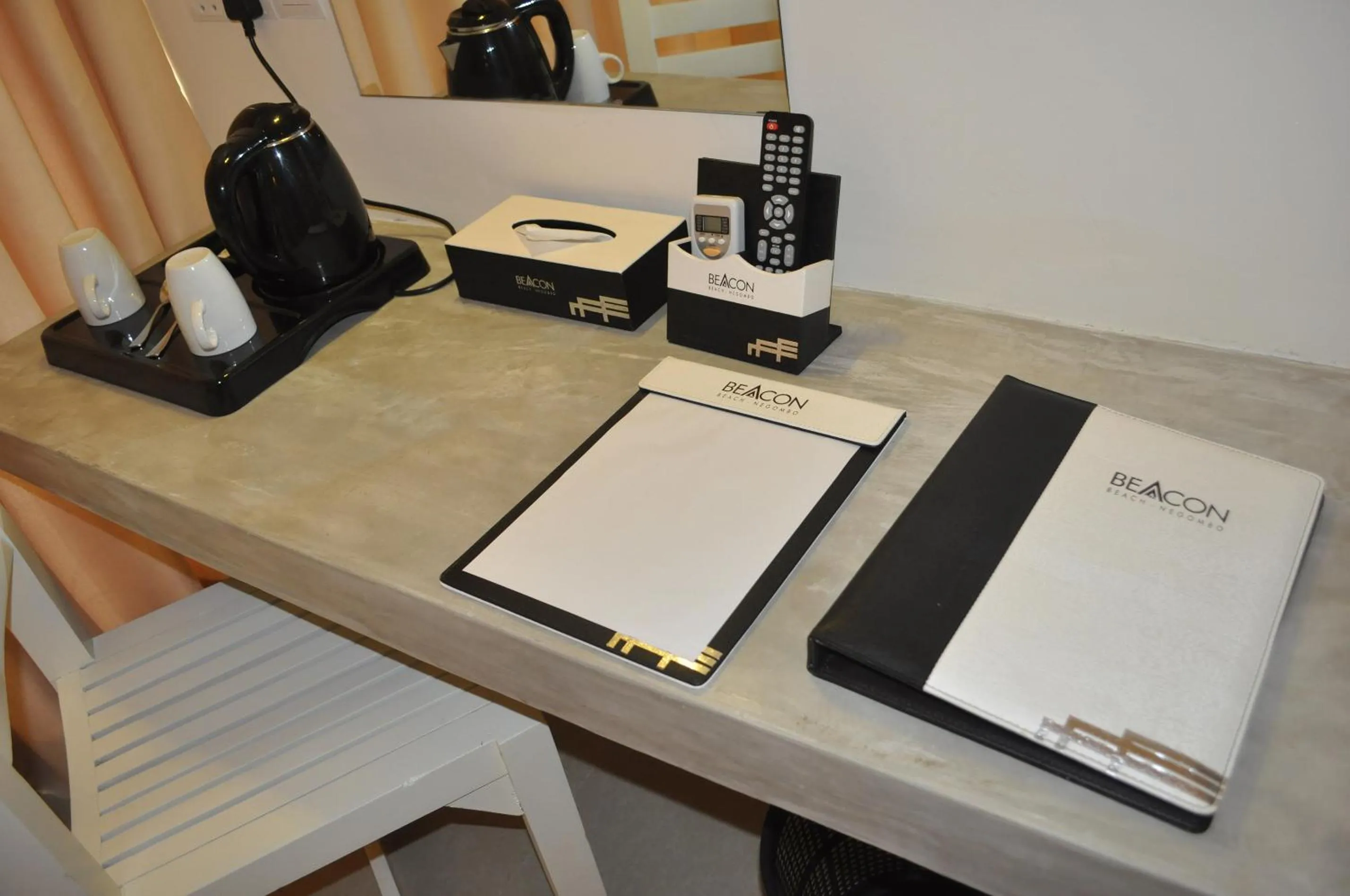 Seating area in Beacon Beach Hotel Negombo