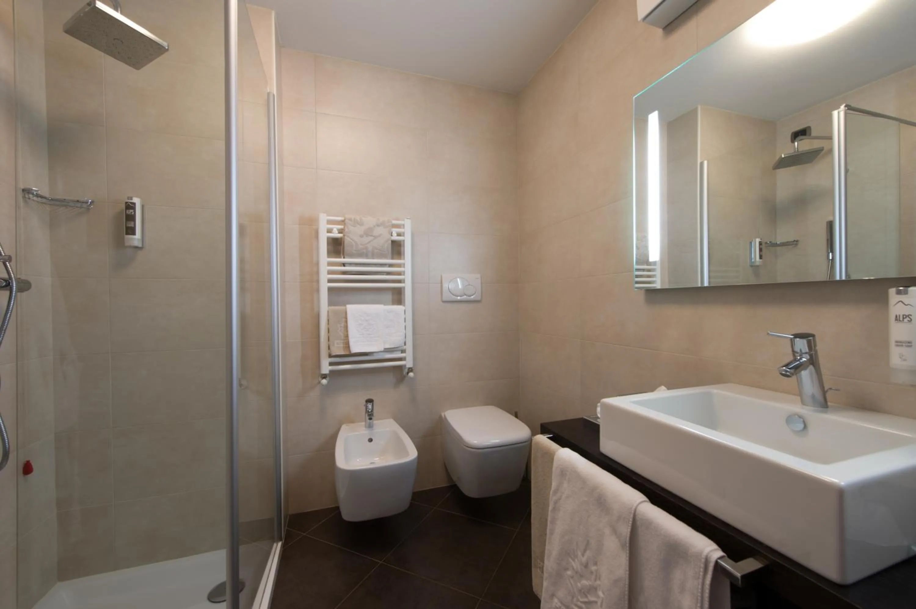 Bathroom in Hotel Vedig