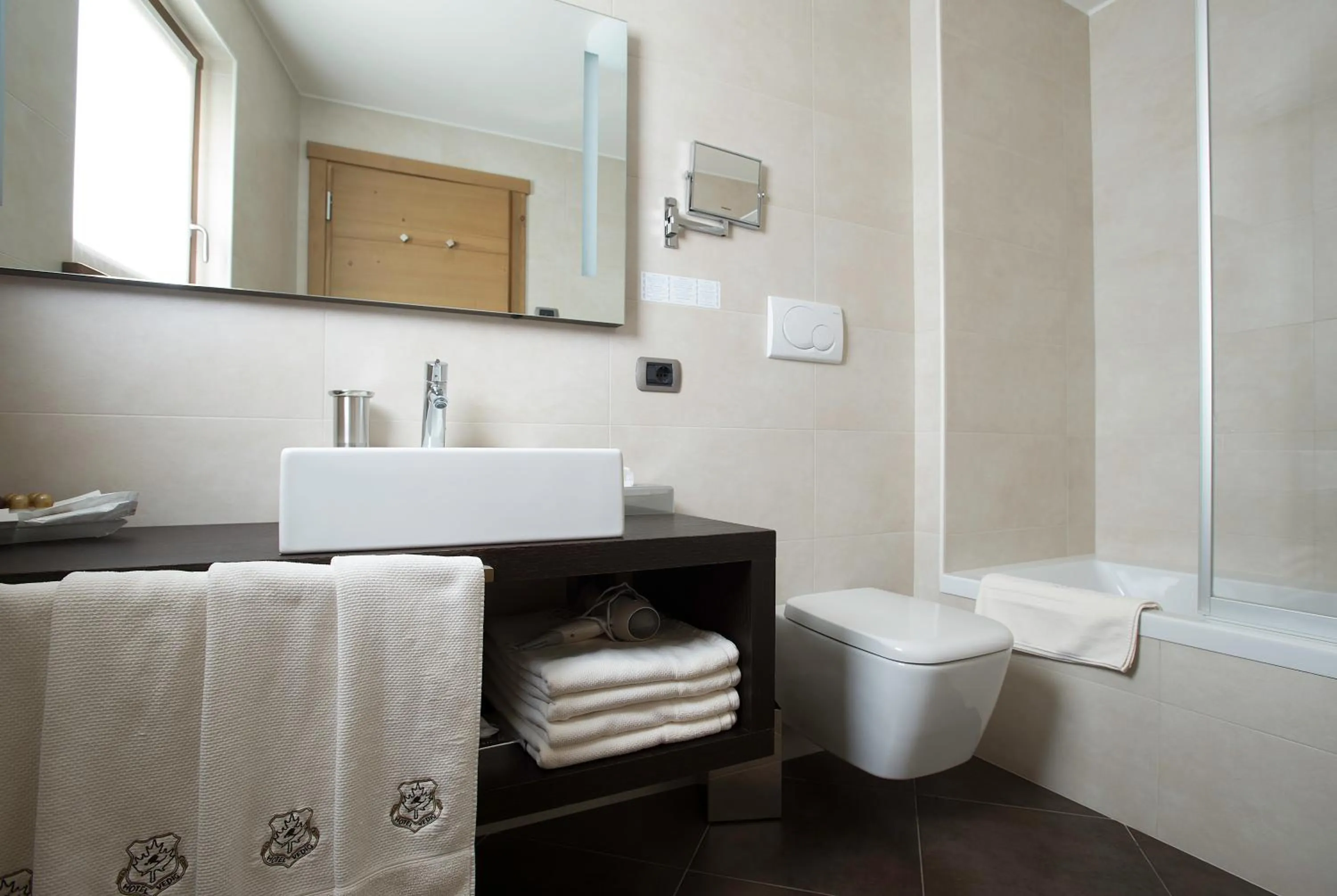 Bathroom in Hotel Vedig