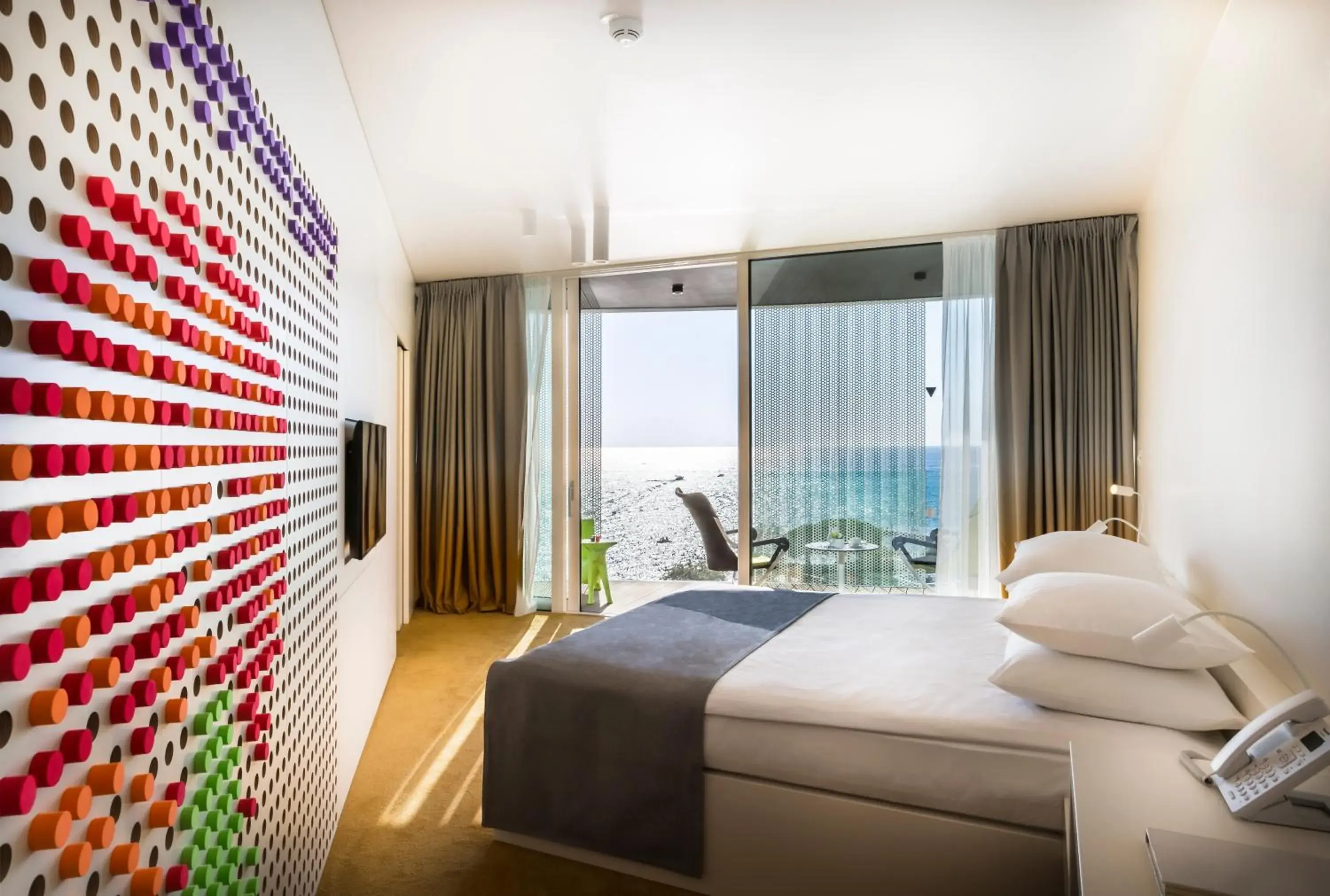 Balcony/Terrace, Bed in Maistra Select Family Hotel Amarin Balcony/Terrace, Bed in Maistra Select Family Hotel Amarin