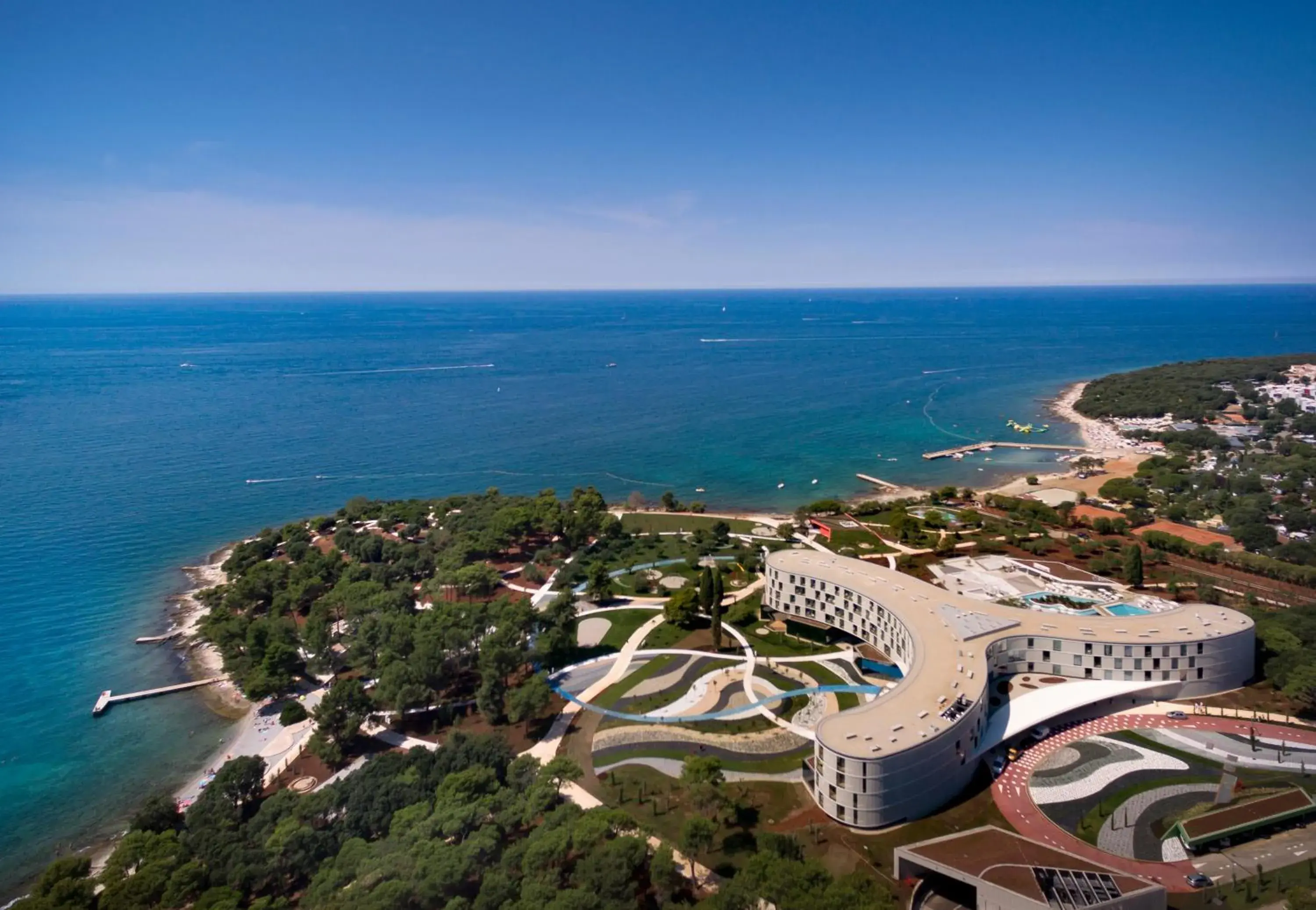 Bird's eye view in Maistra Select Family Hotel Amarin Bird's eye view in Maistra Select Family Hotel Amarin