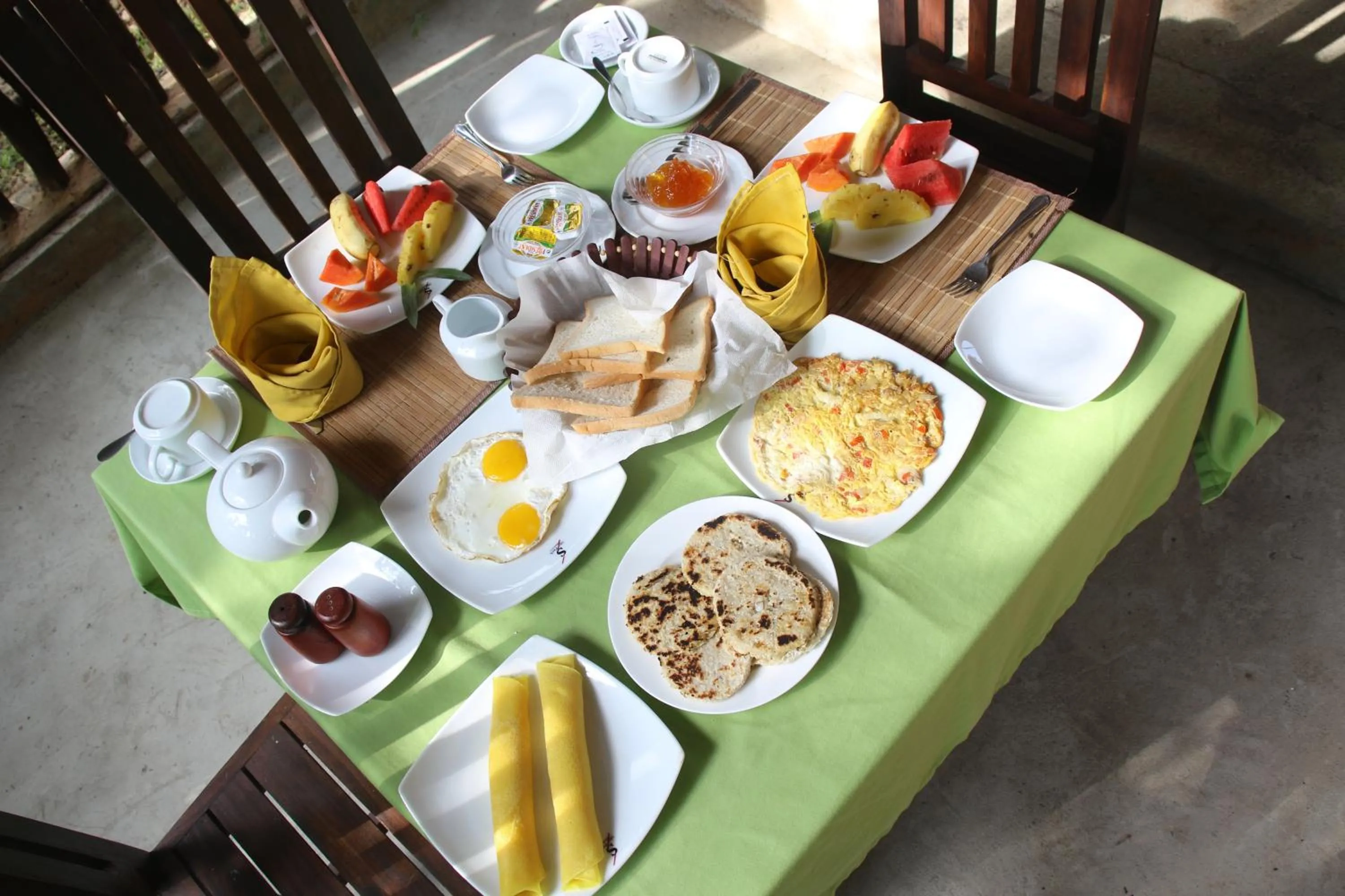 Breakfast in The Grand Yala Hotel