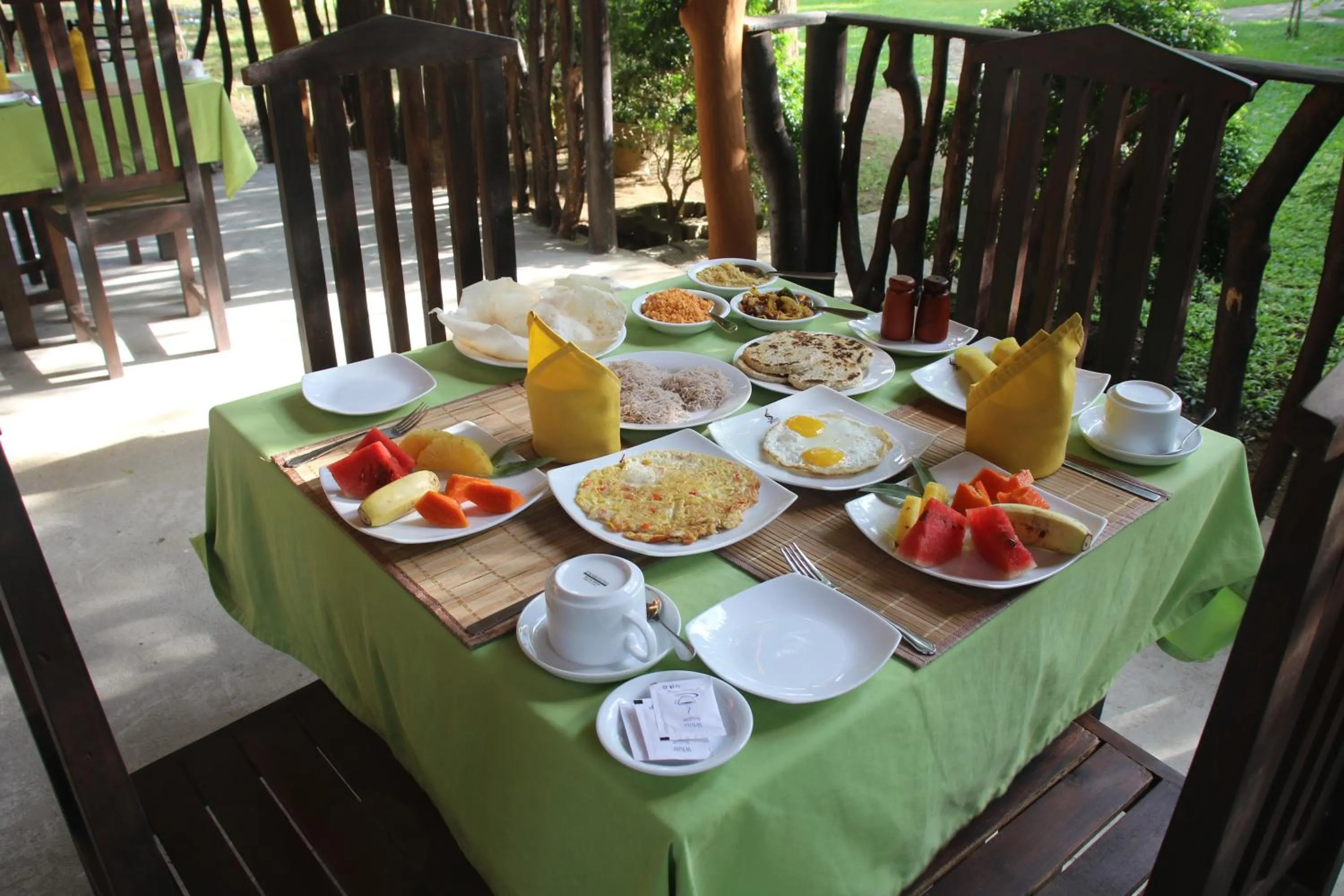 Breakfast in The Grand Yala Hotel