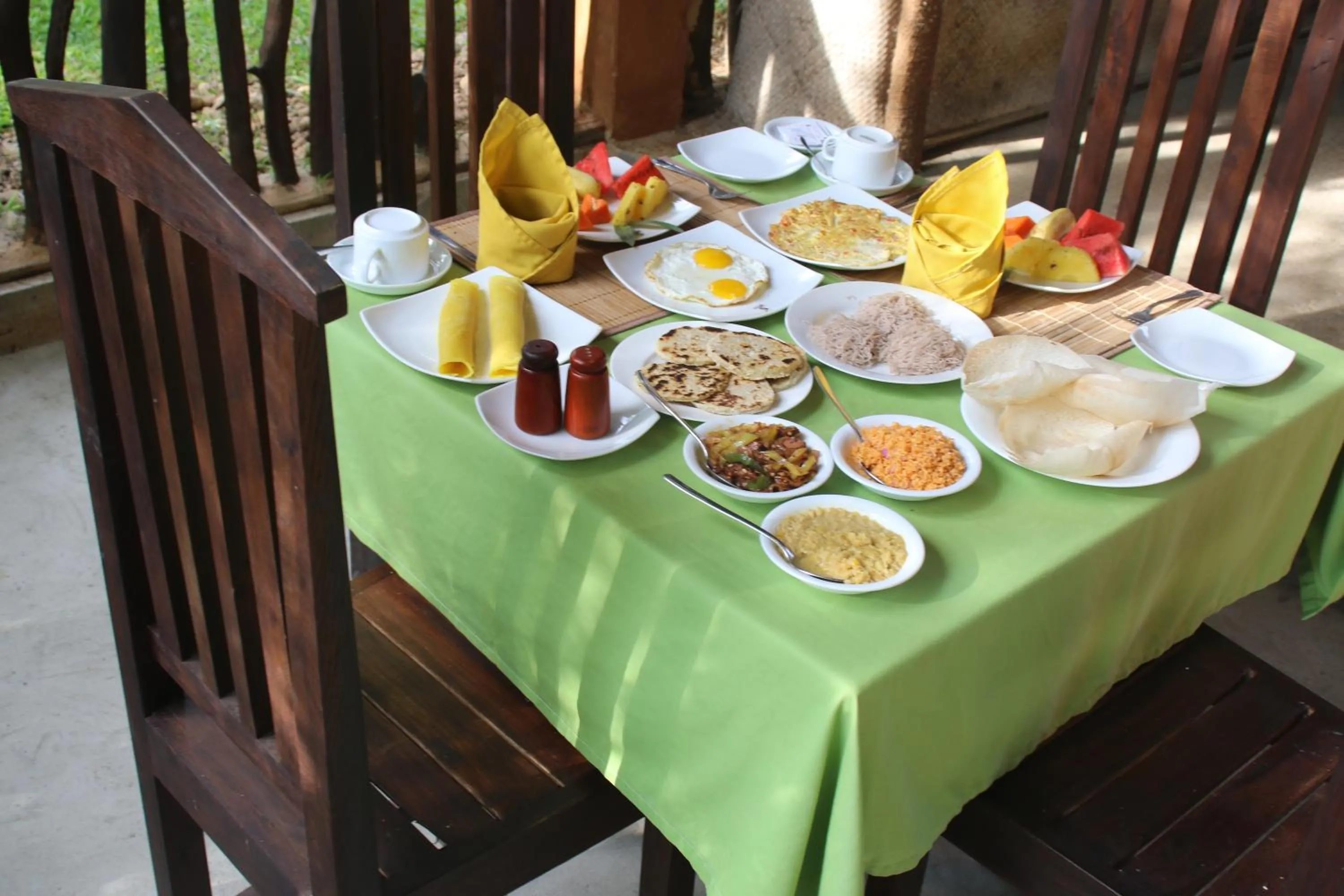 Asian breakfast in The Grand Yala Hotel
