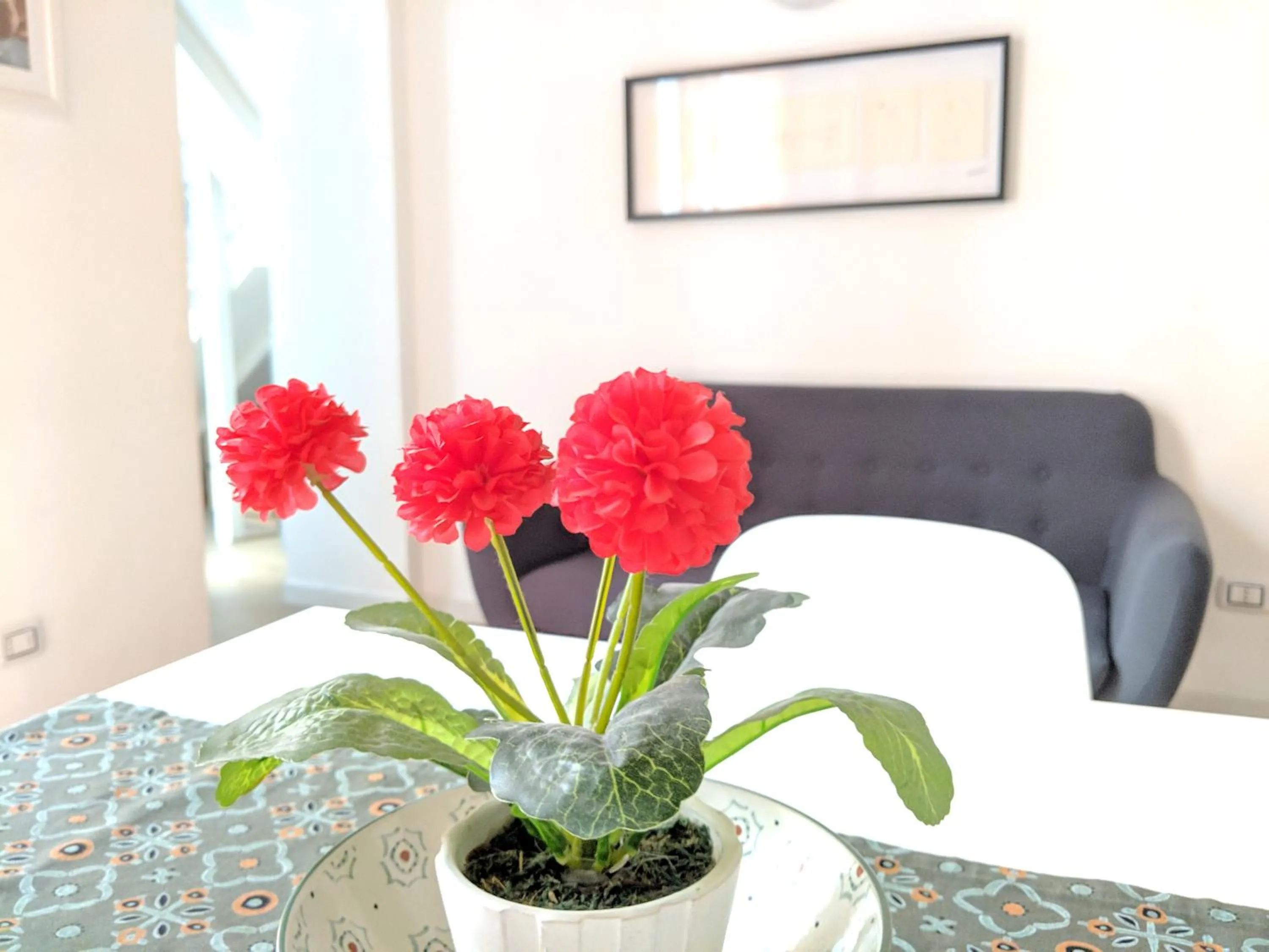 Living room, Bed in B&B San Carlo