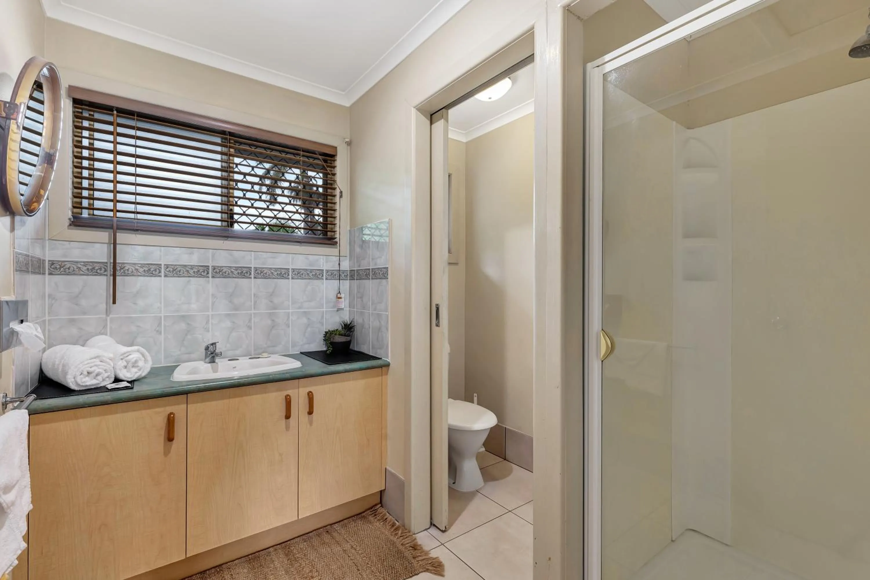 Bathroom in Sanctuary Lakes Fauna Retreat