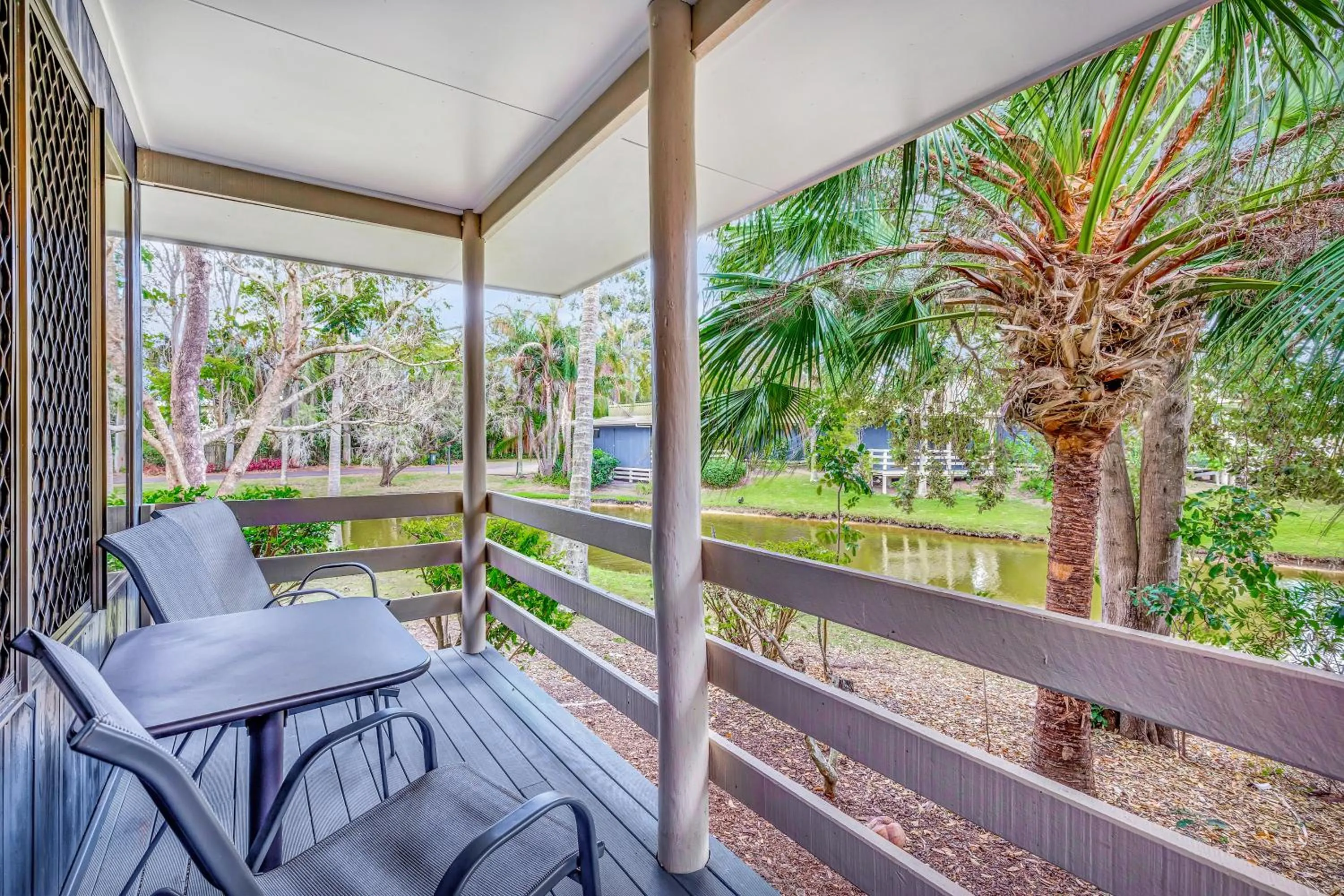 Balcony/Terrace in Sanctuary Lakes Fauna Retreat