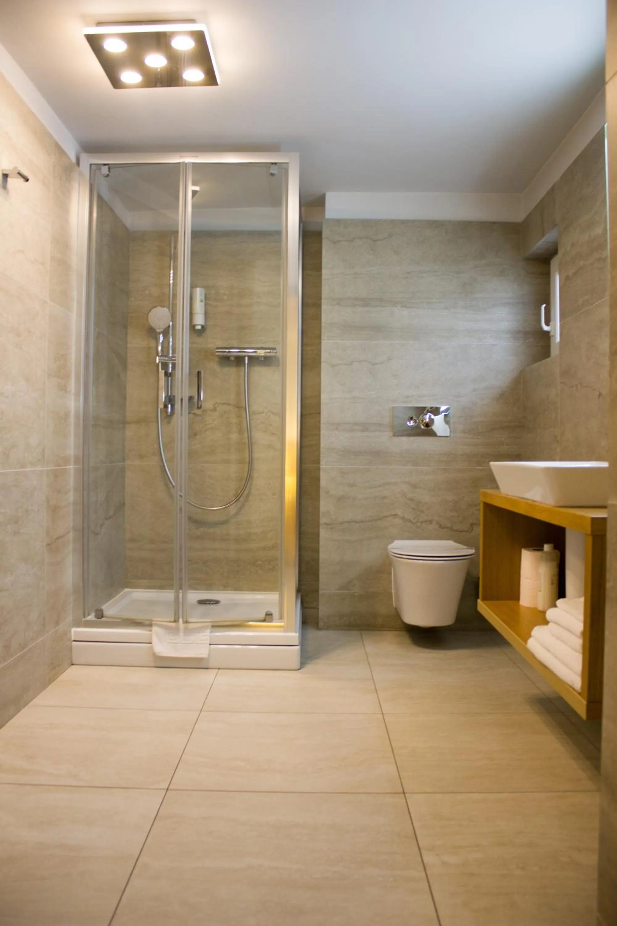 Shower in Hotel Silva