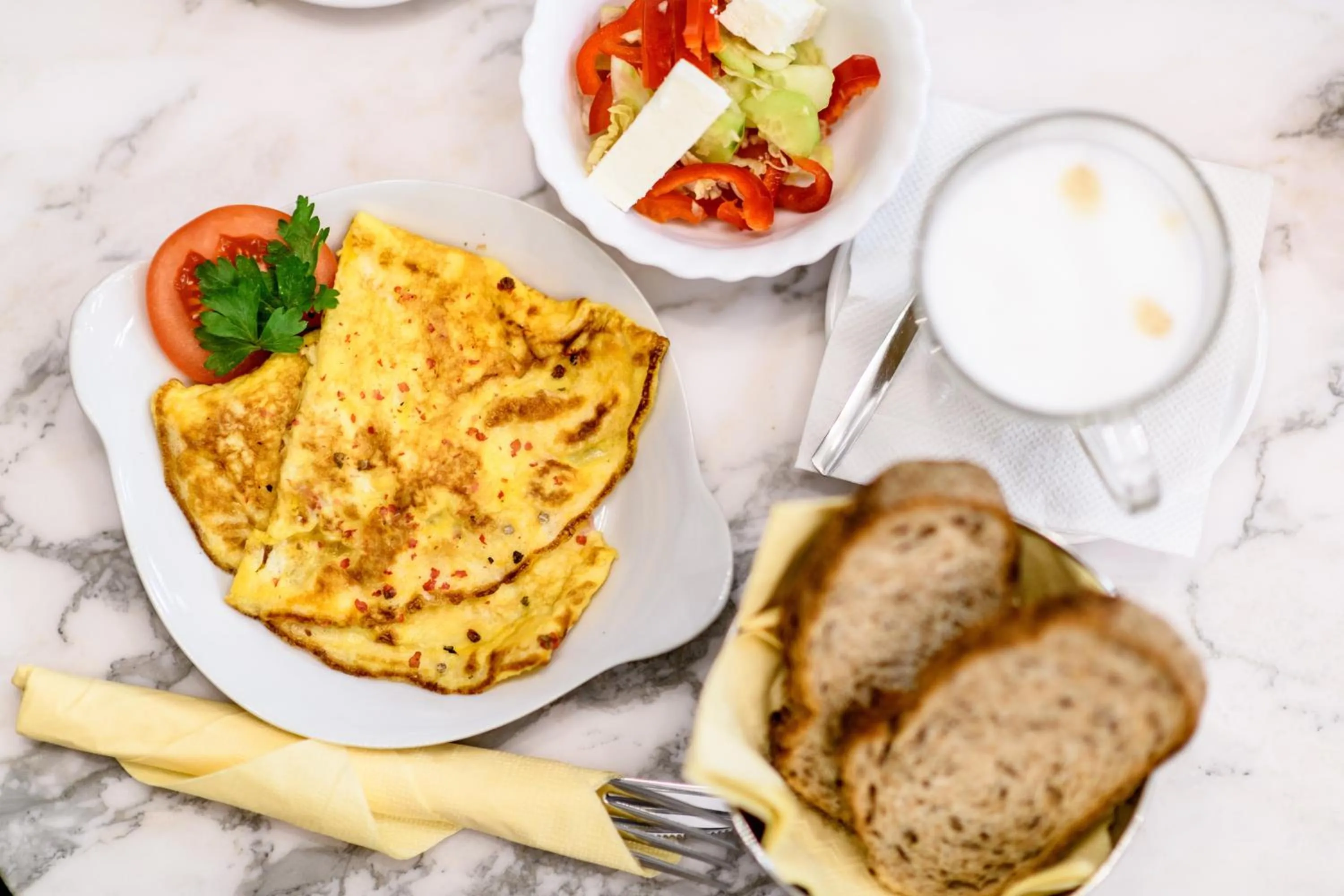 Food close-up in Hotel Silva